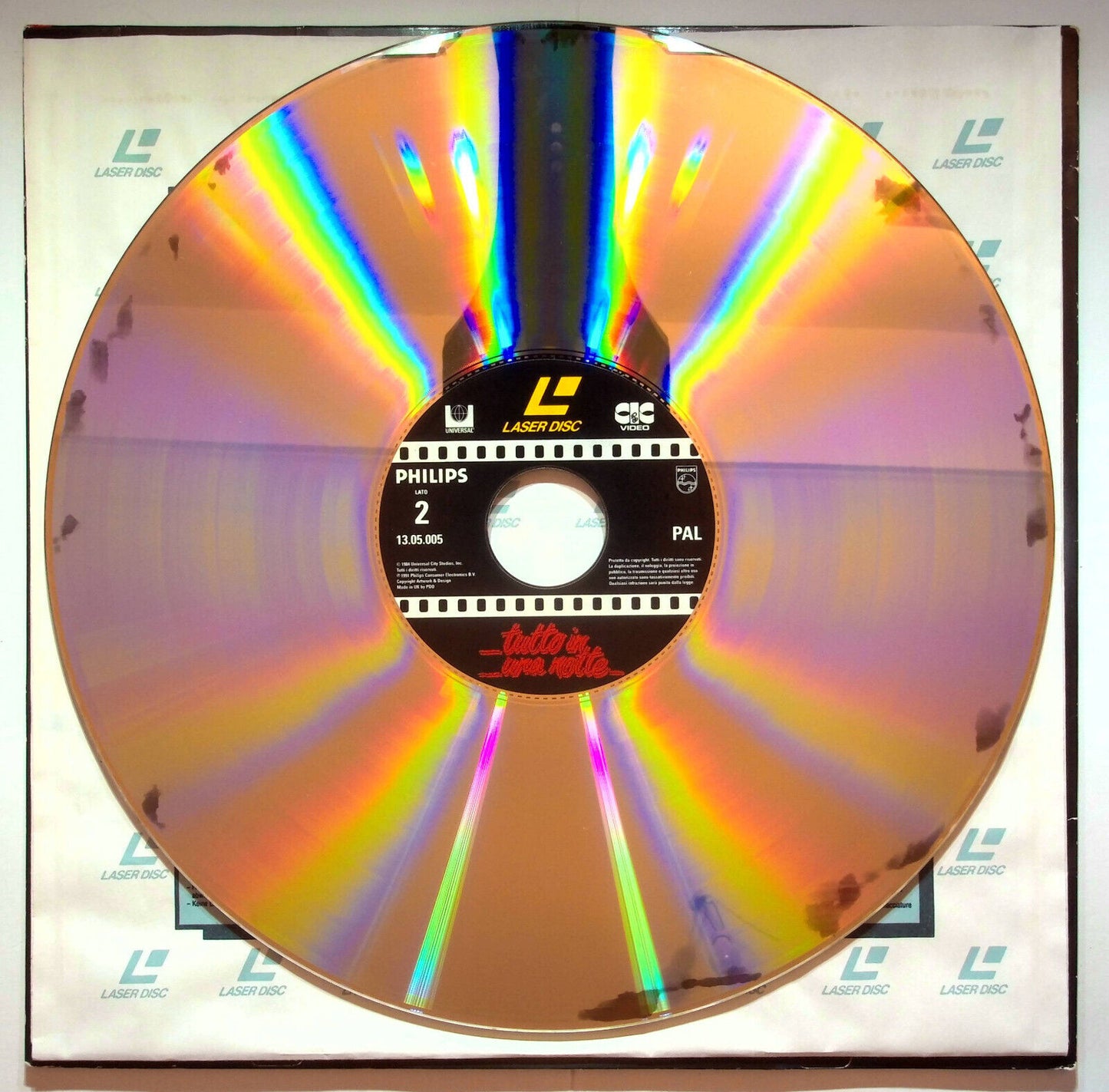 EBOND Tutto In Una Notte - Laser Disc Pal