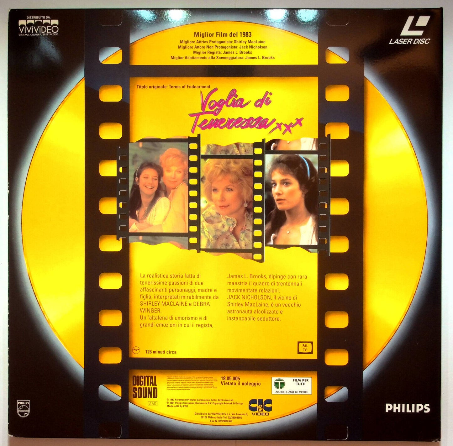 EBOND Voglia Di Tenerezza - Laser Disc Pal
