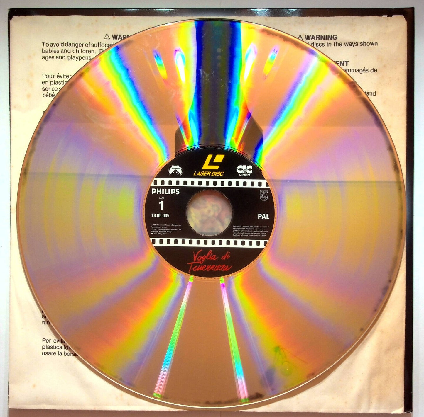 EBOND Voglia Di Tenerezza - Laser Disc Pal