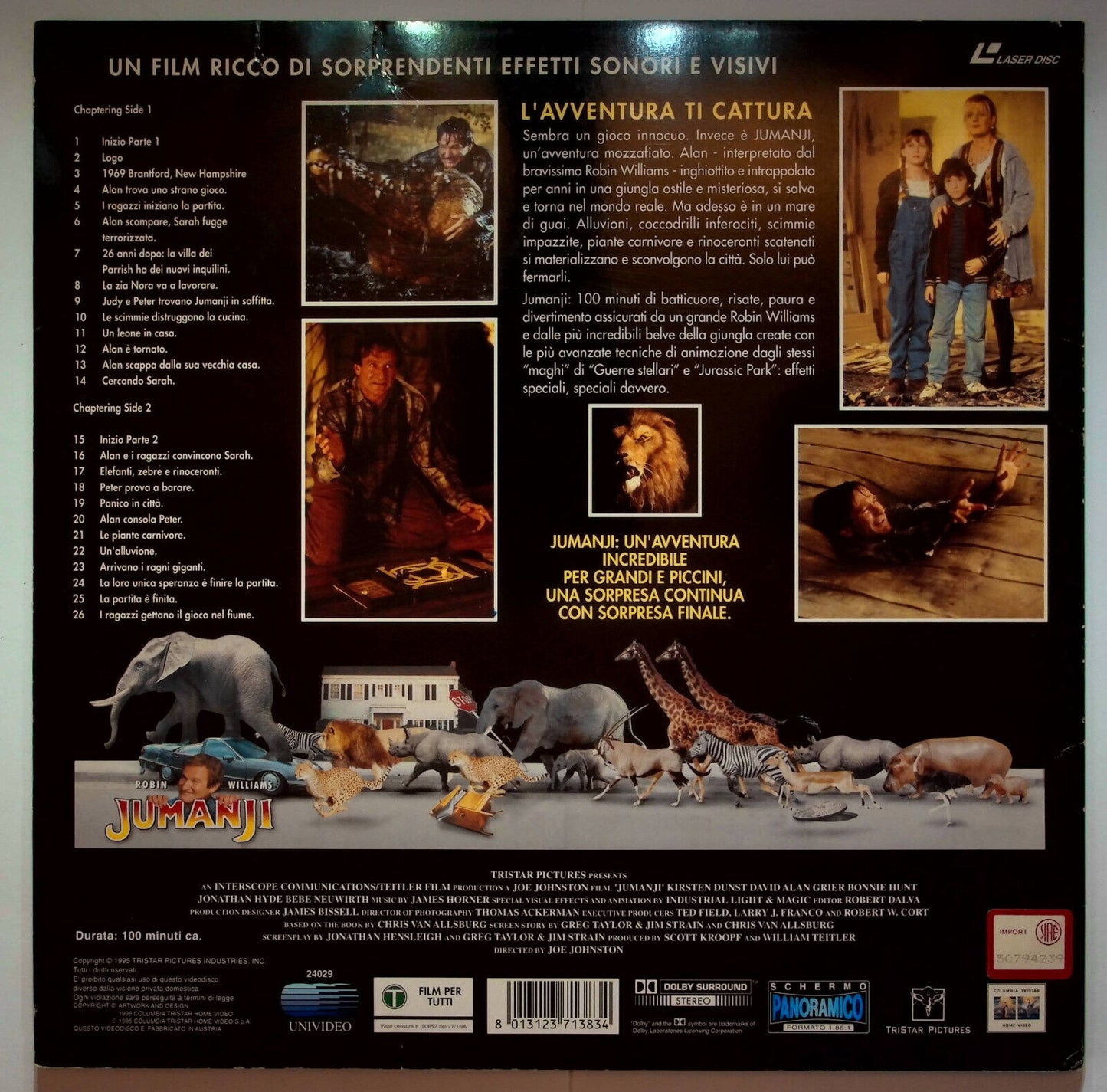 EBOND Jumanji - Laser Disc Pal