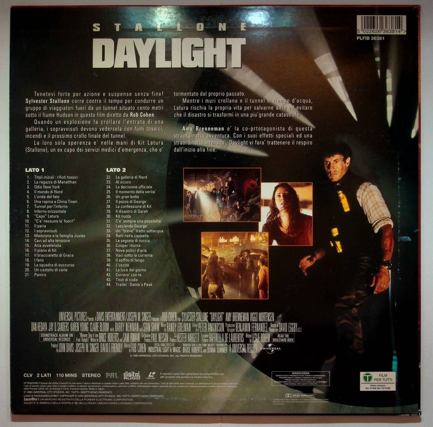EBOND Daylight Trappola Nel Tunnel - Laser Disc Pal