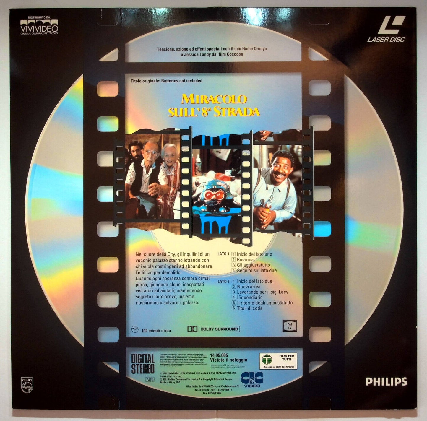 EBOND Miracolo Sull' 8a Strada - Laser Disc Pal