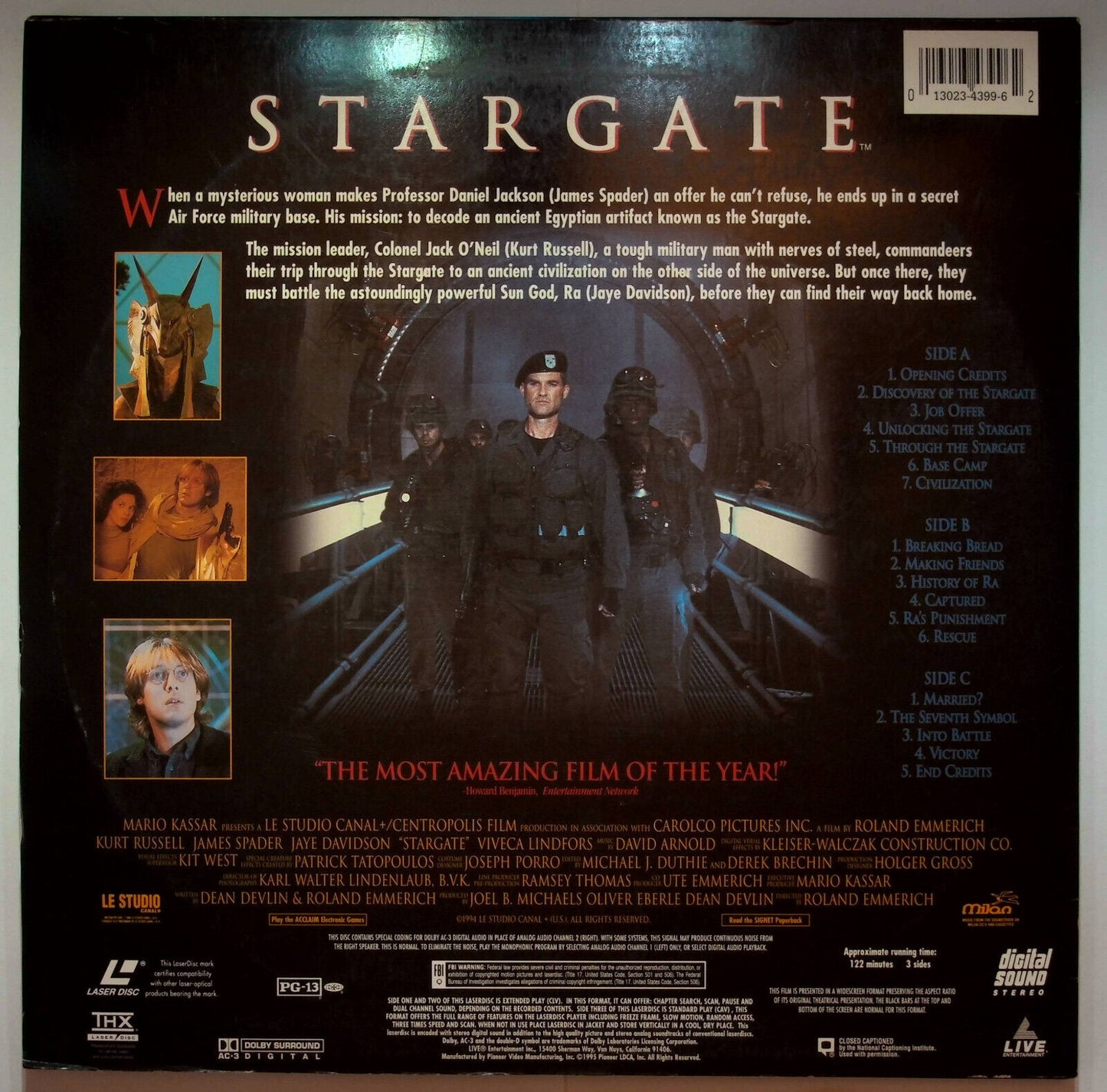 EBOND Stargate - Laser Disc Ntsc