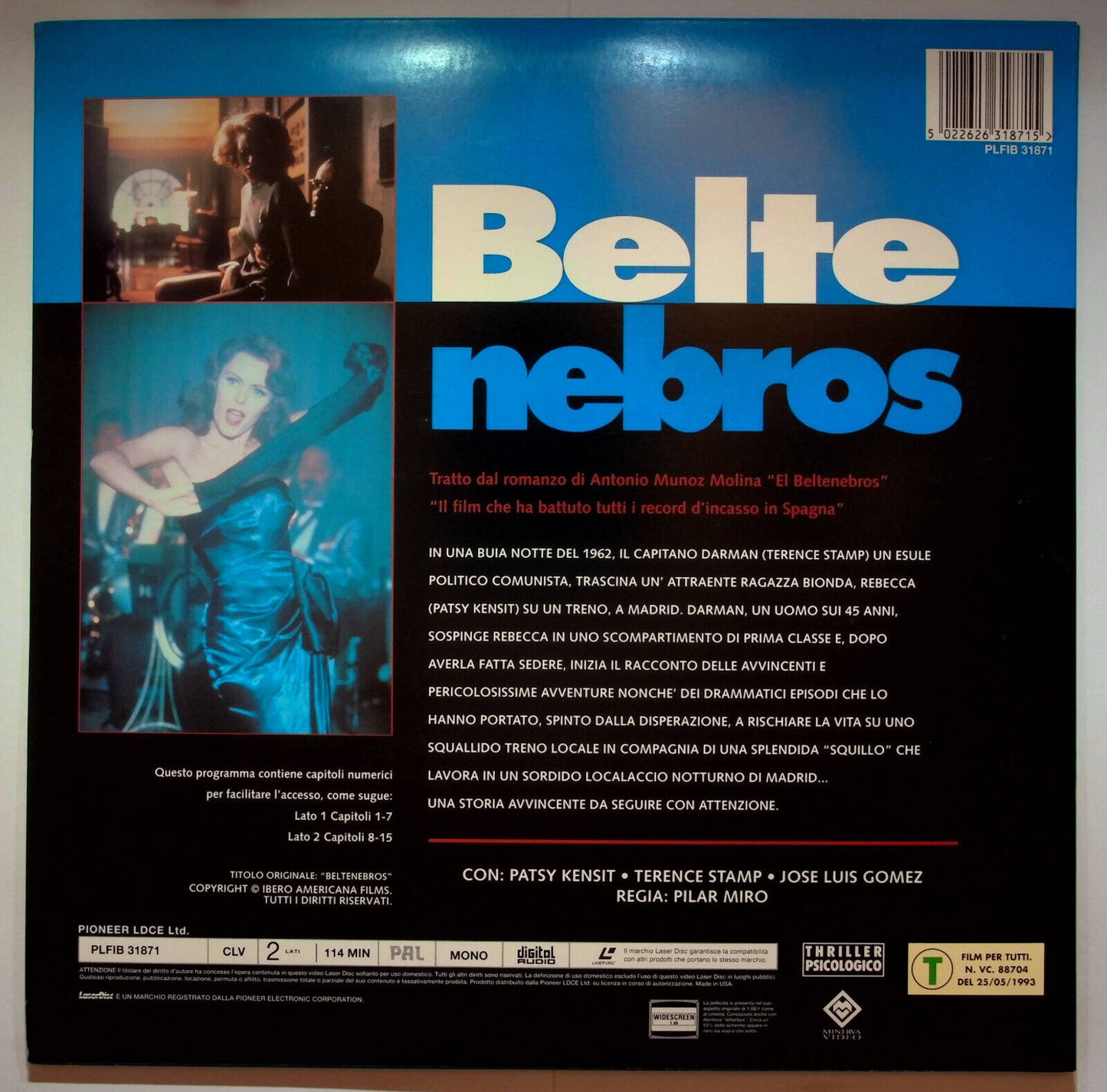 EBOND Belte Nebros - Laser Disc Pal