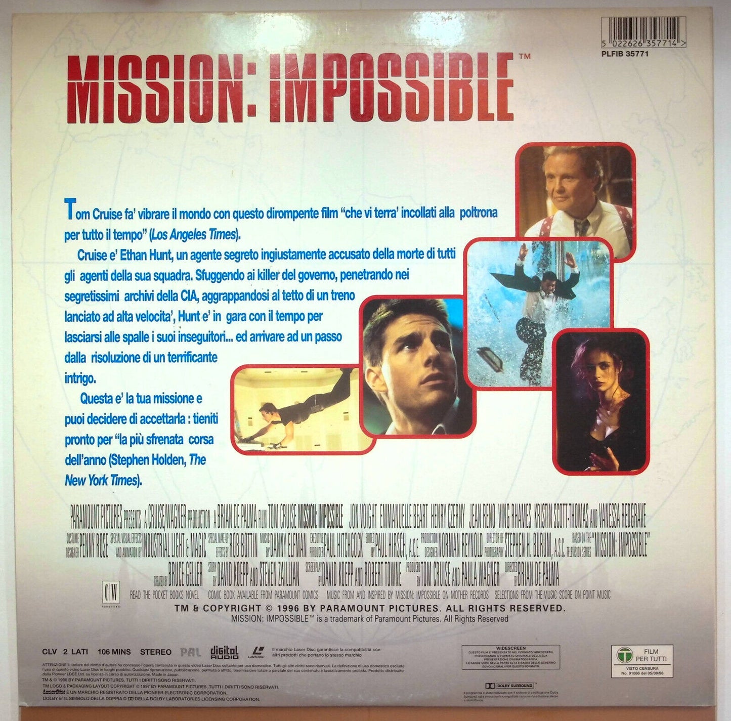 EBOND Mission Impossible - Laser Disc Pal