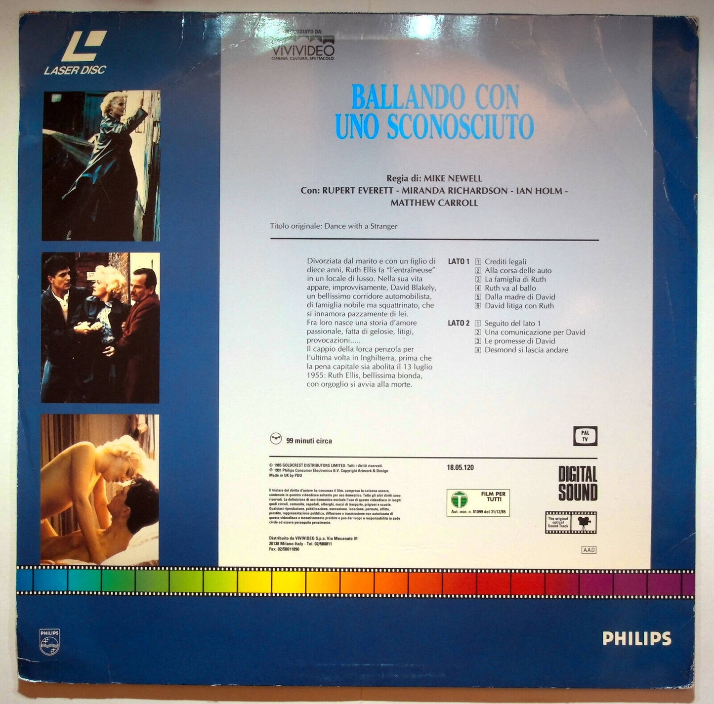 EBOND Ballando Con Uno Sconosciuto - Laser Disc Pal