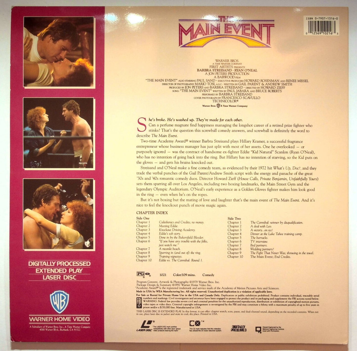 EBOND The Main Event - Laser Disc Ntsc