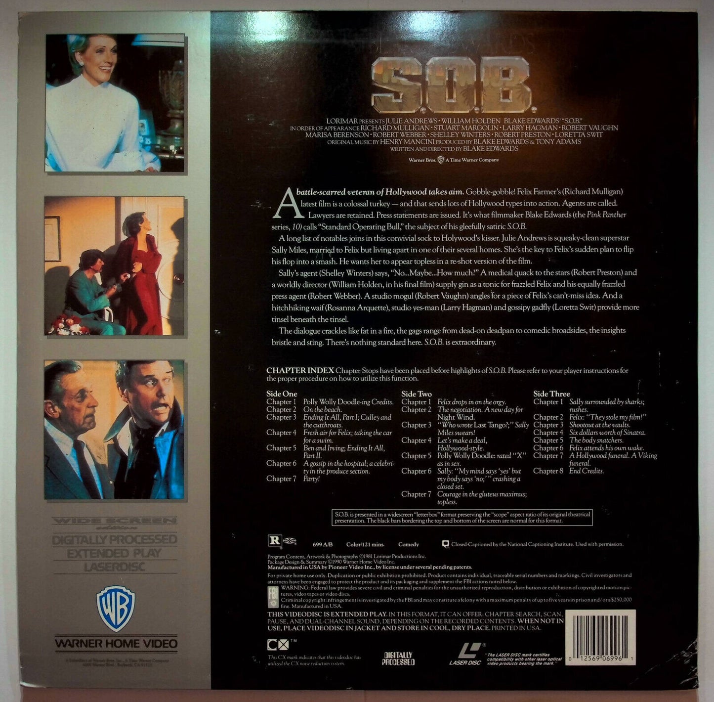 EBOND S.o.b. - Laser Disc Ntsc