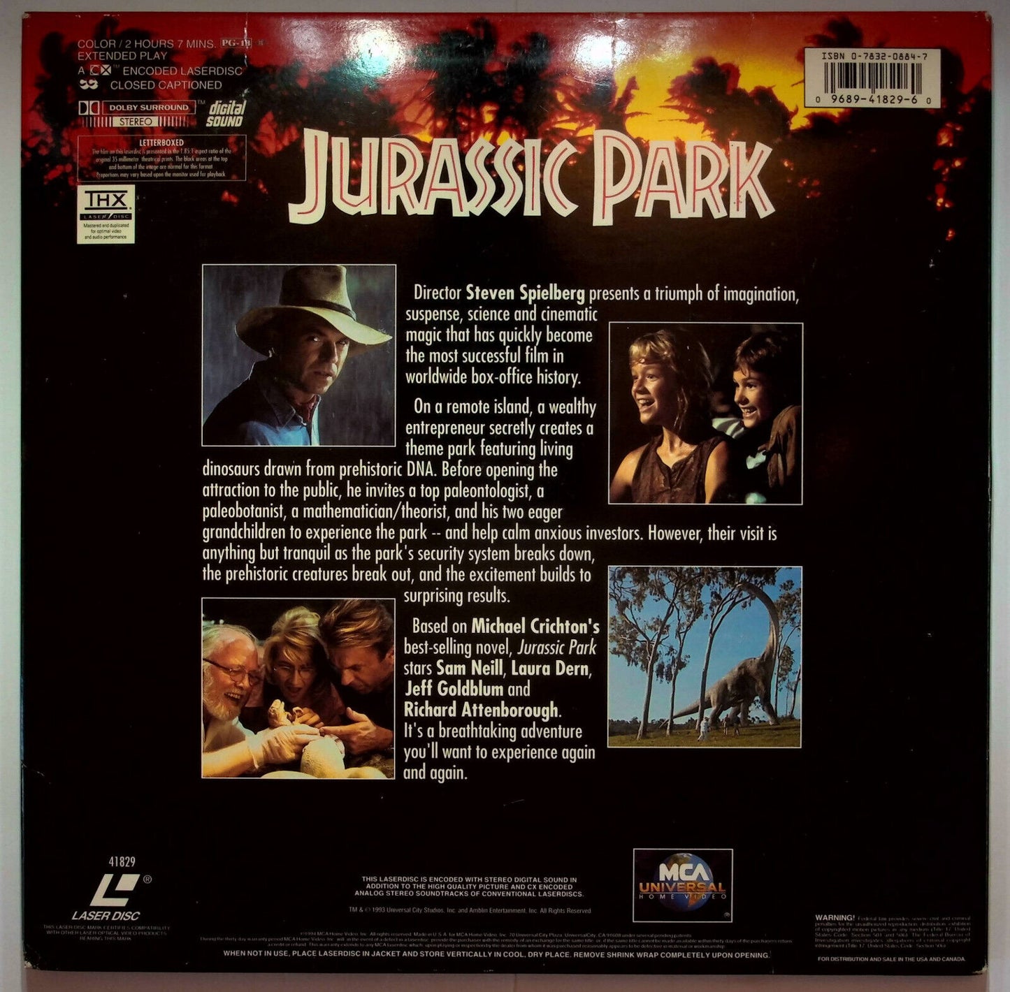 EBOND Jurassic Park (1993) - Laser Disc Ntsc