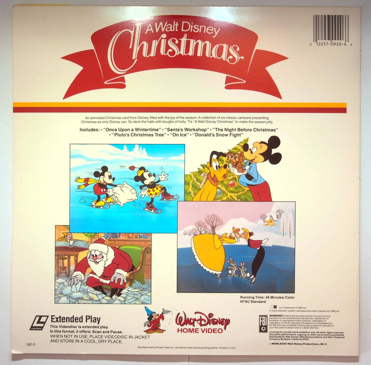 EBOND A Walt Disney Christmas - Laser Disc Ntsc