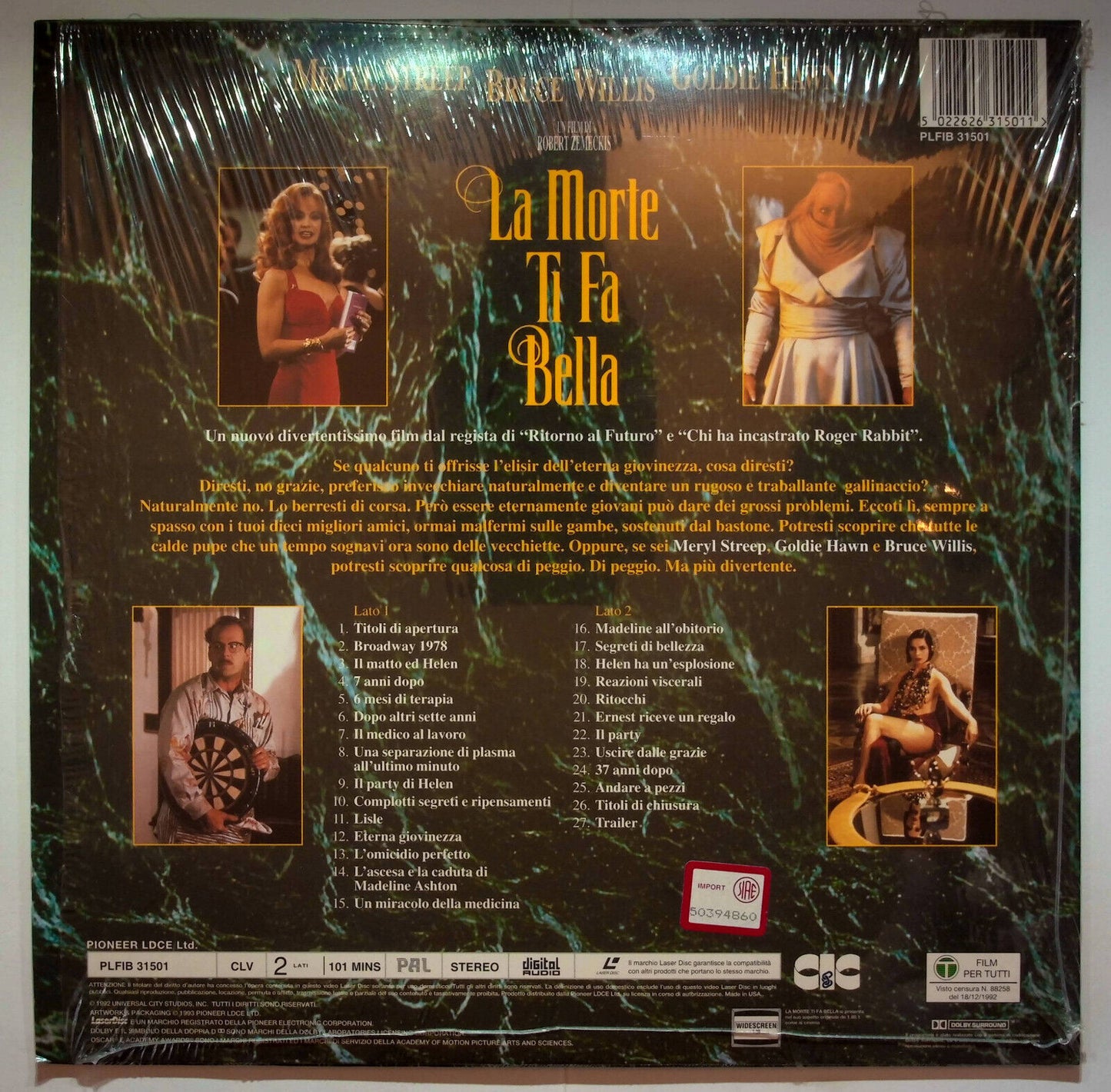 EBOND La Morte Ti Fa Bella - Laser Disc Pal