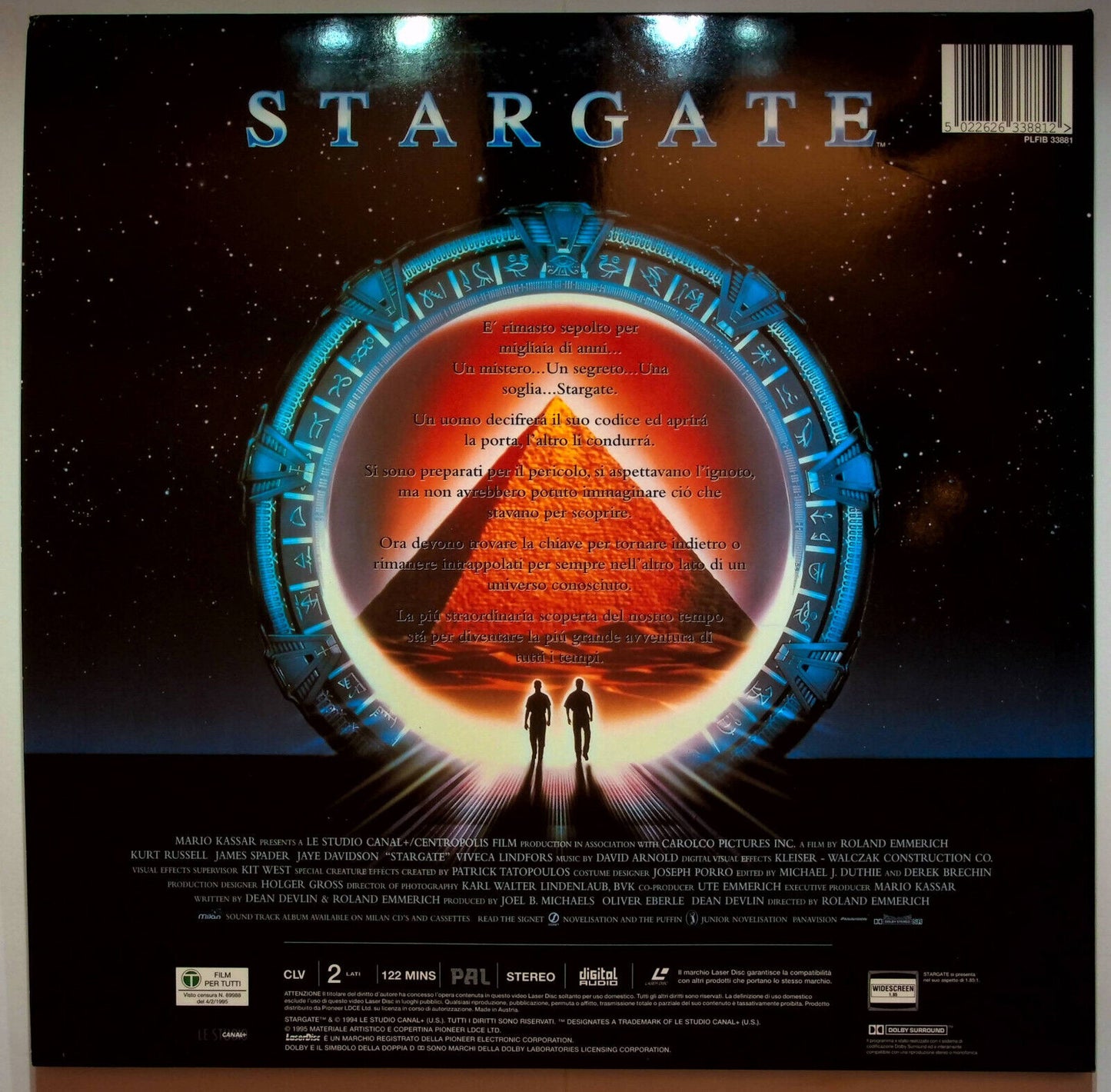 EBOND Stargate - Laser Disc Pal