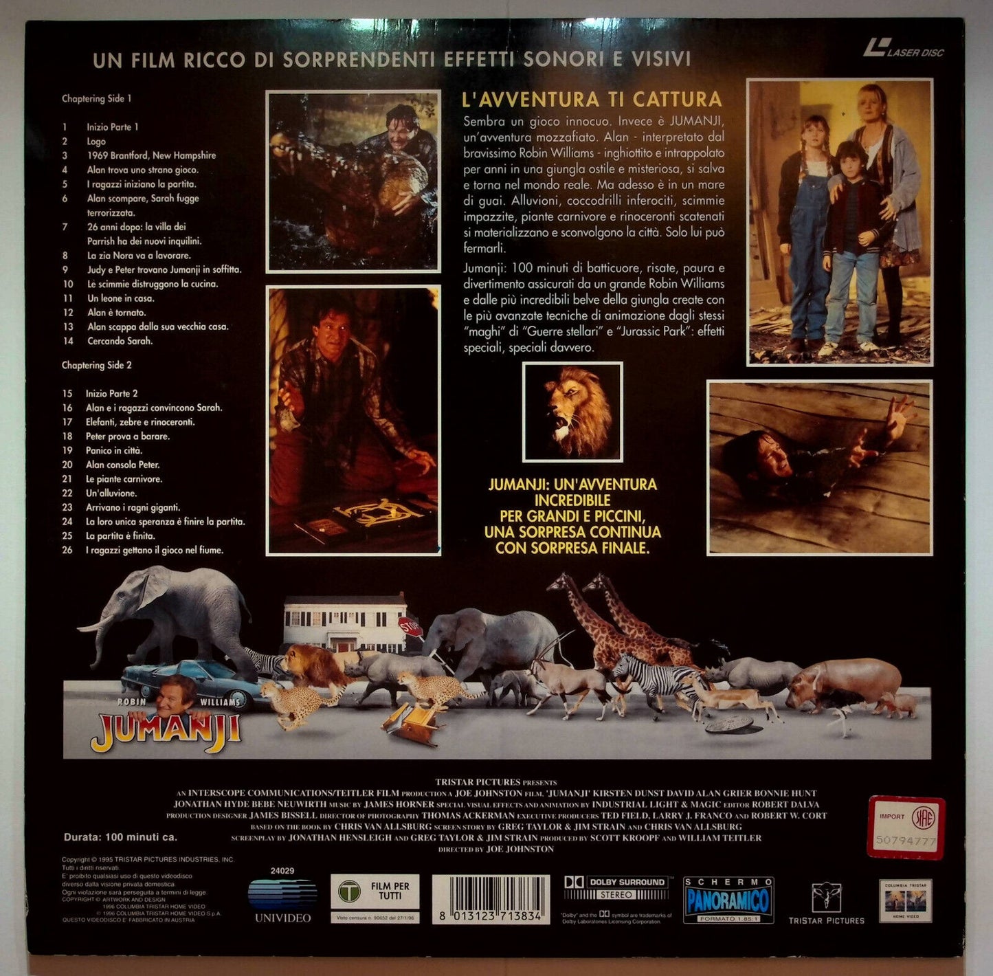 EBOND Jumanji - Laser Disc Pal