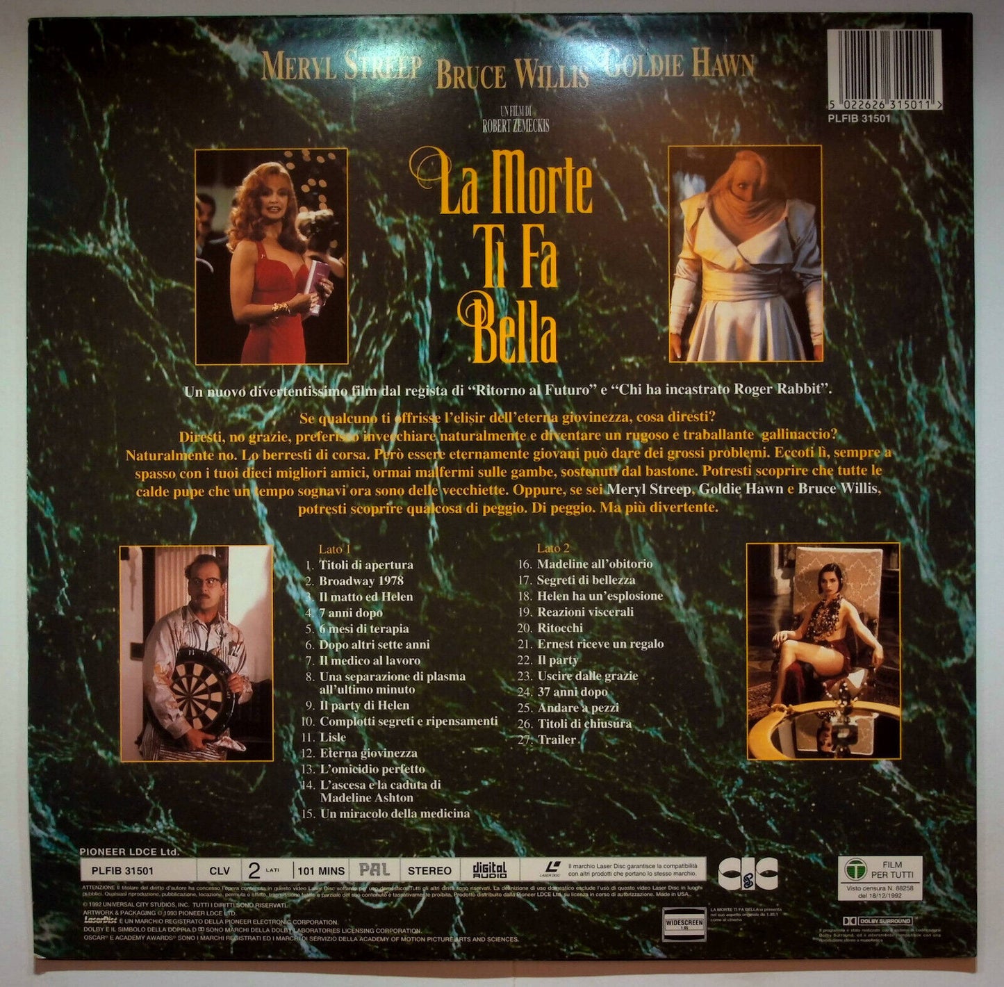 EBOND La Morte Ti Fa Bella - Laser Disc Pal