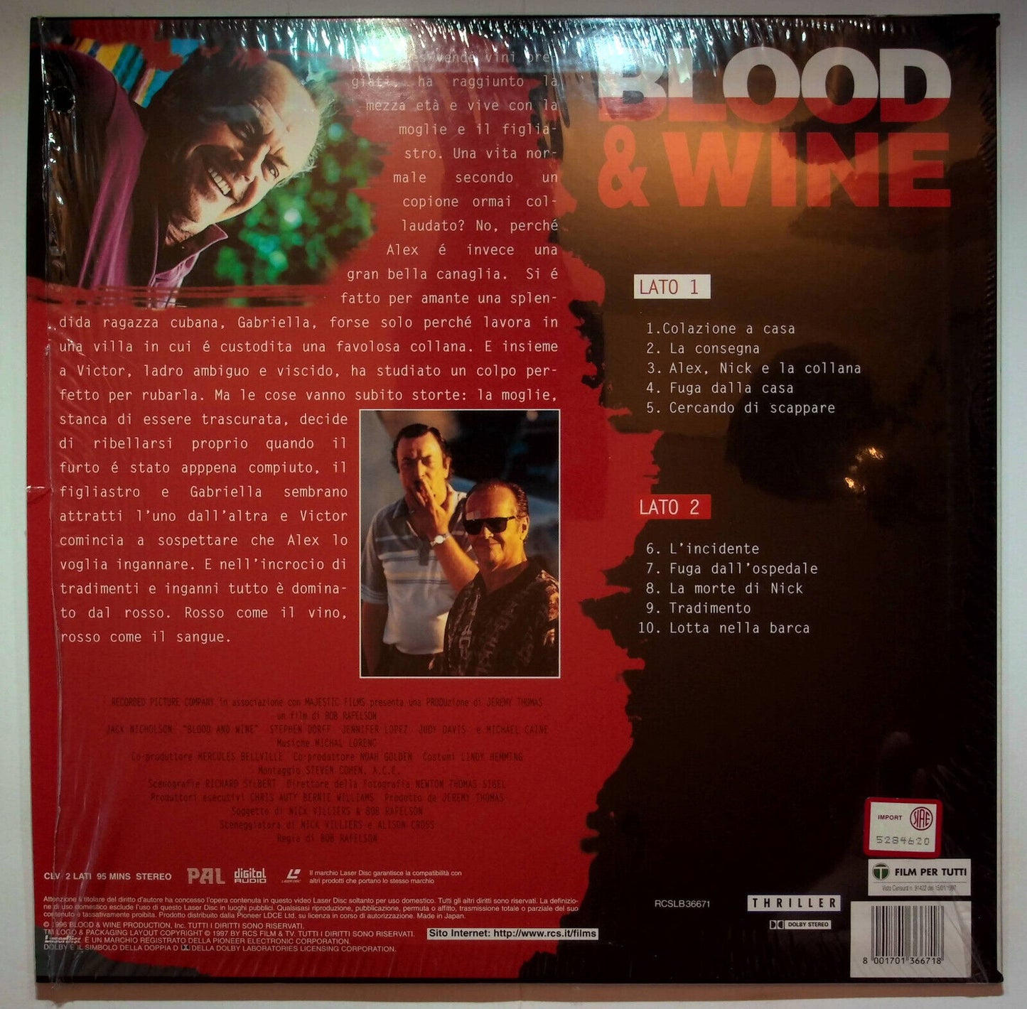 EBOND Blood & Wine - Laser Disc Pal