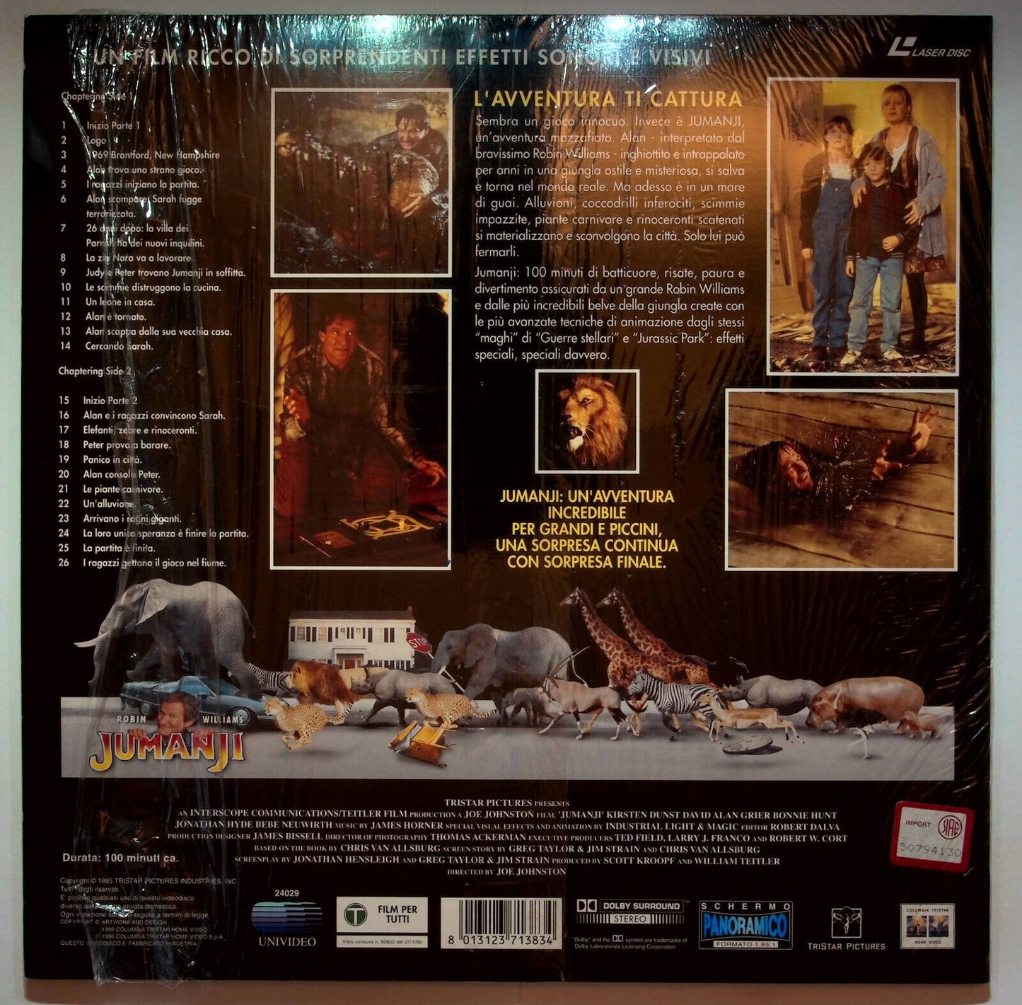 EBOND Jumanji - Laser Disc Pal
