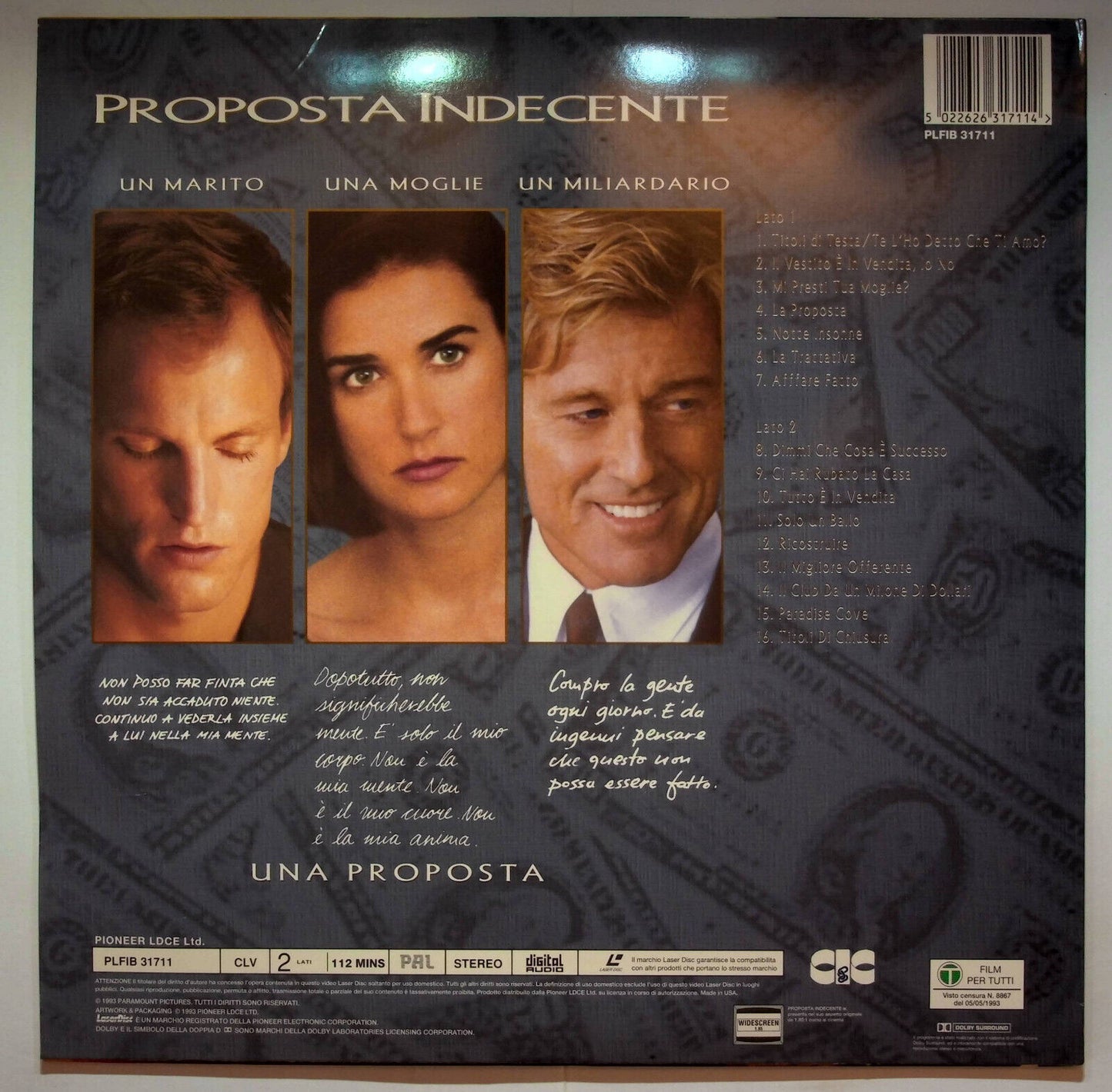 EBOND Proposta Indecente - Laser Disc Pal