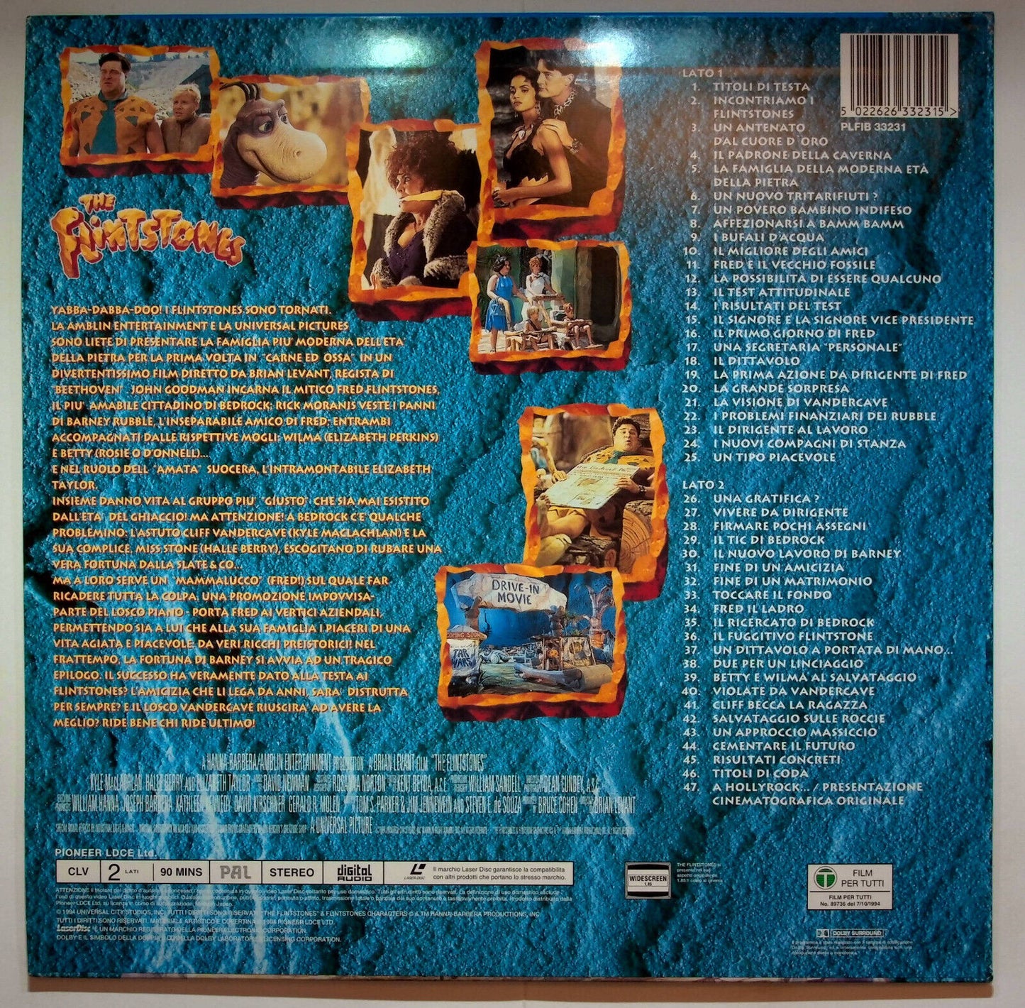 EBOND The Flintstones - Laser Disc Pal