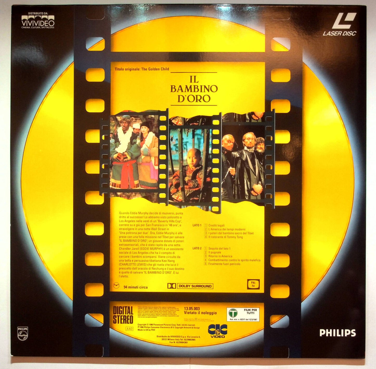EBOND Il Bambino D'oro - Laser Disc Pal