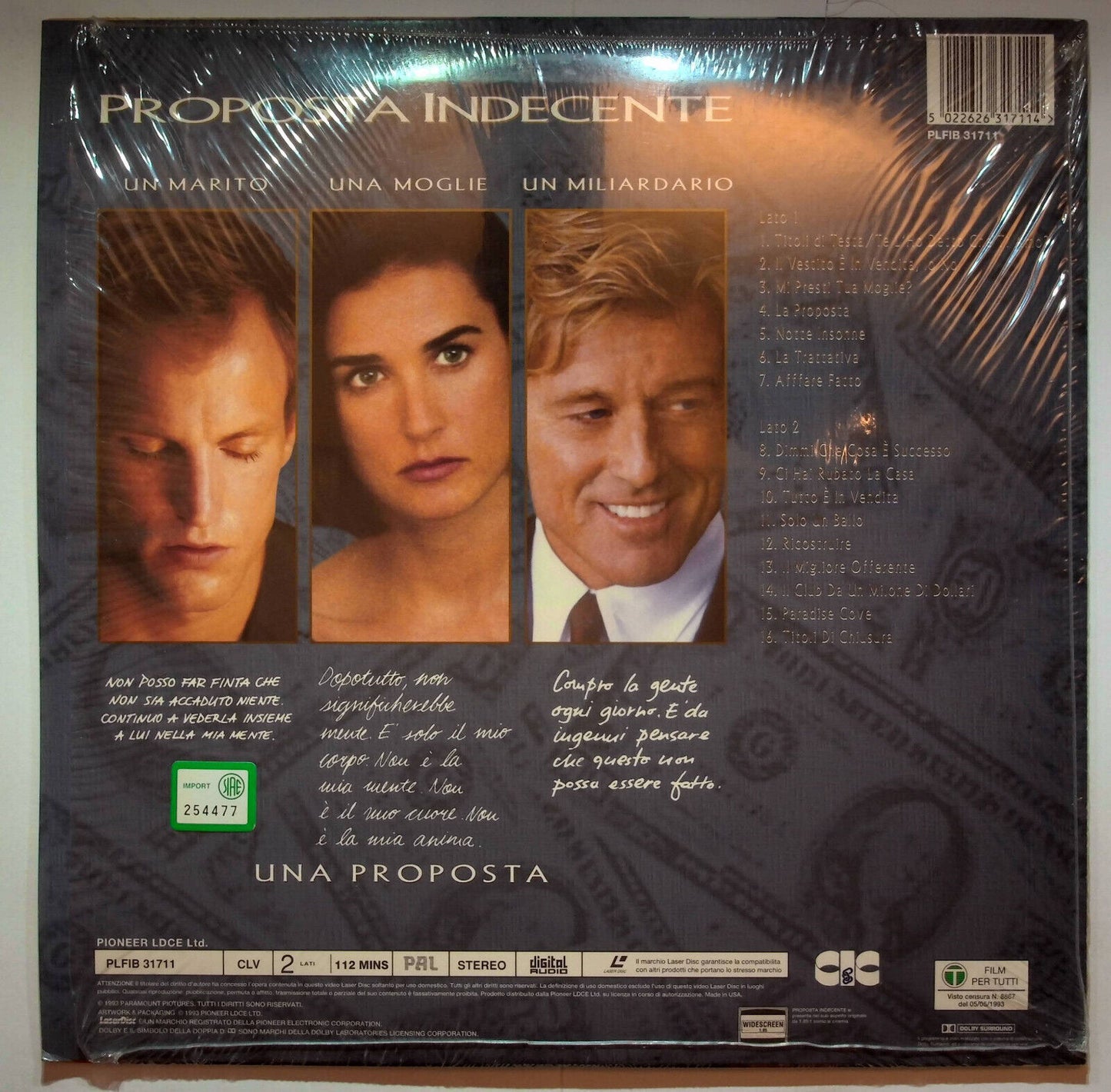 EBOND Proposta Indecente - Laser Disc Pal