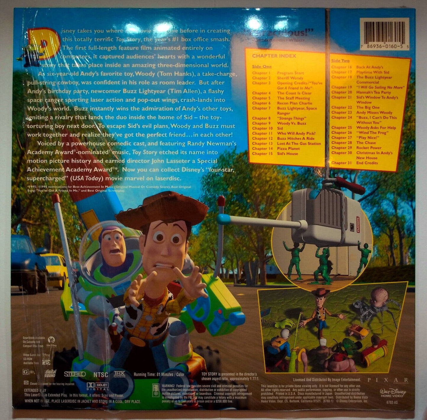 EBOND Toy Story - Laser Disc Ntsc