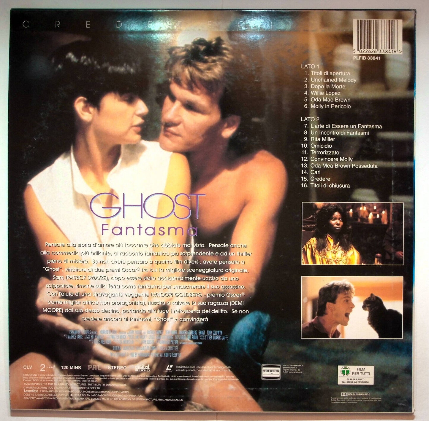 EBOND Ghost - Fantasma - Laser Disc Pal