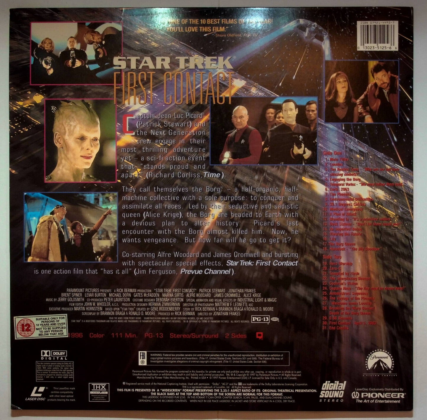 EBOND Star Trek First Contact - Laser Disc Ntsc