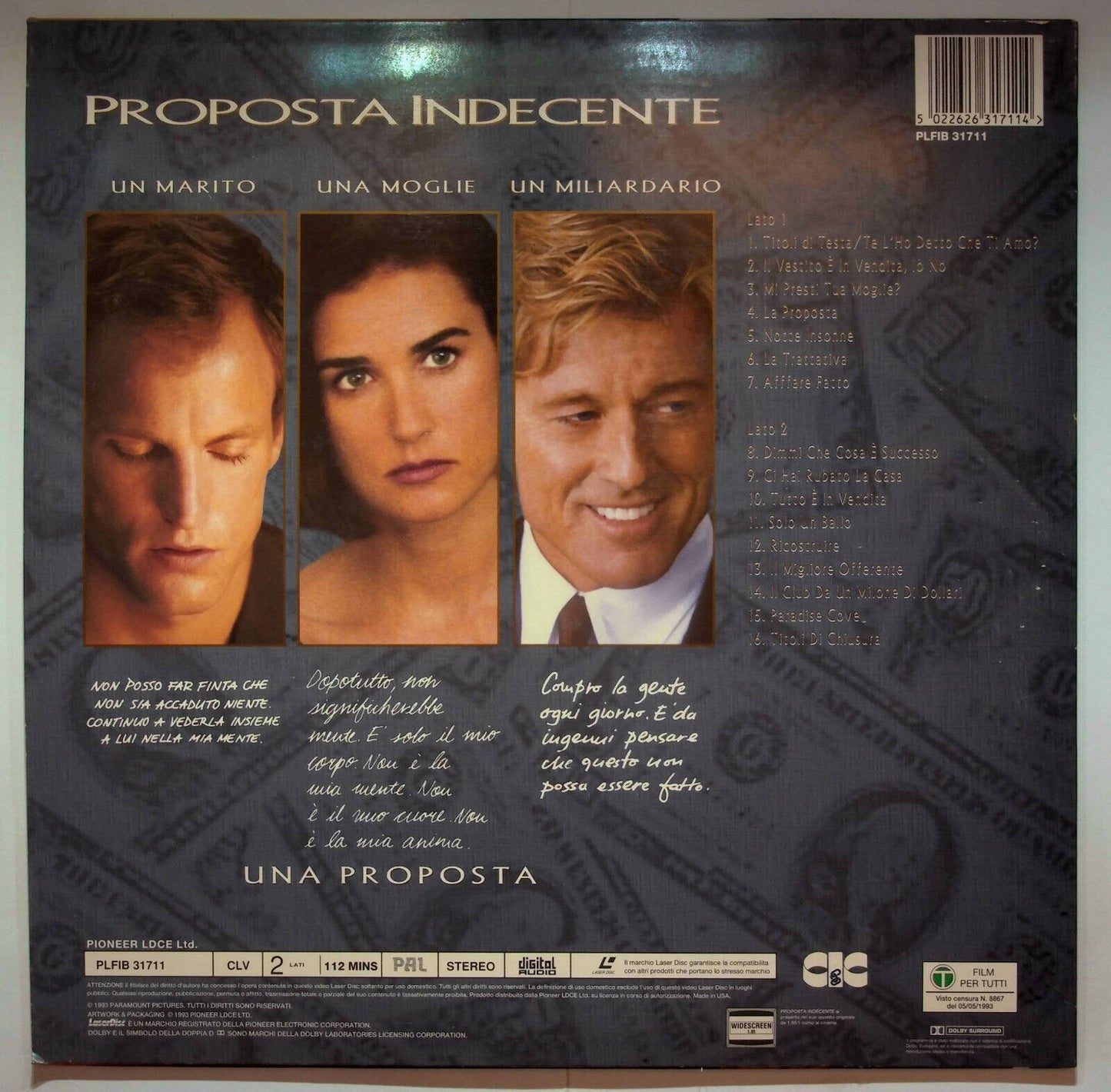 EBOND Proposta Indecente - Laser Disc Pal