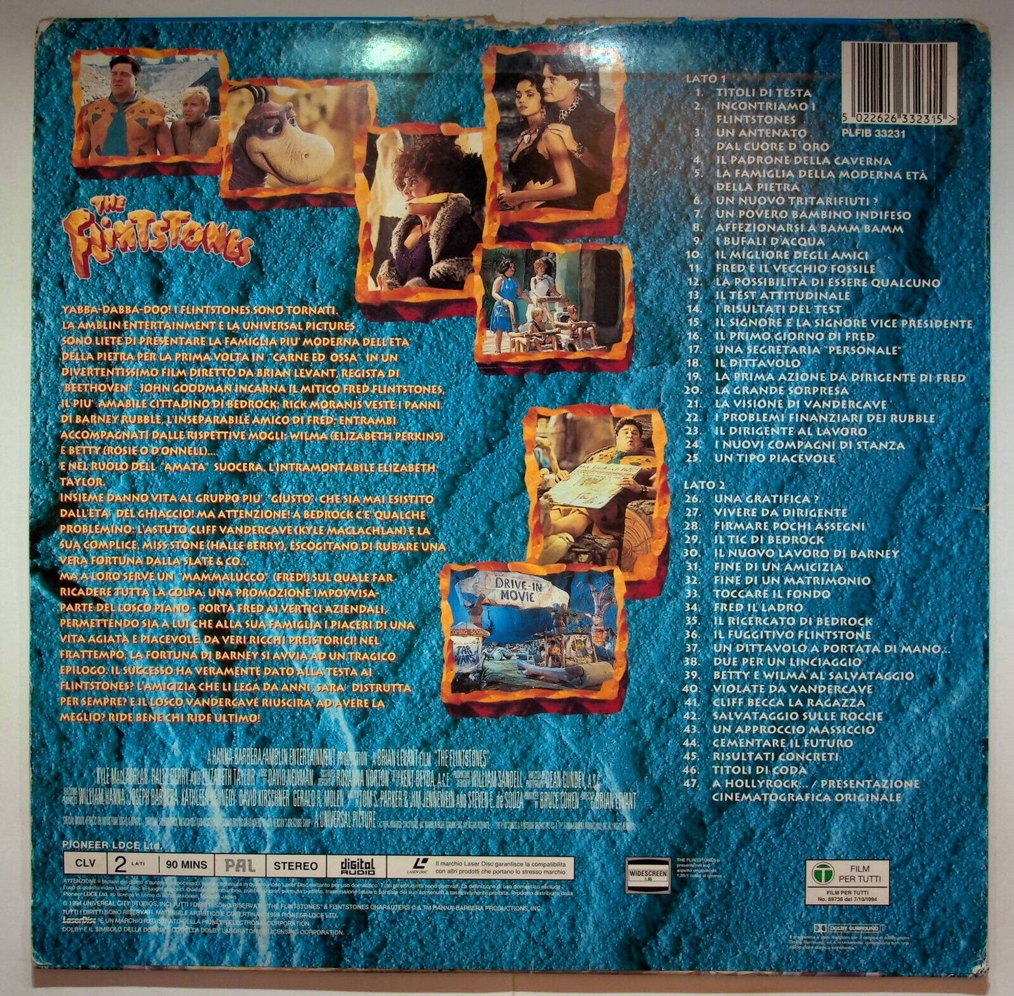 EBOND The Flintstones - Laser Disc Pal