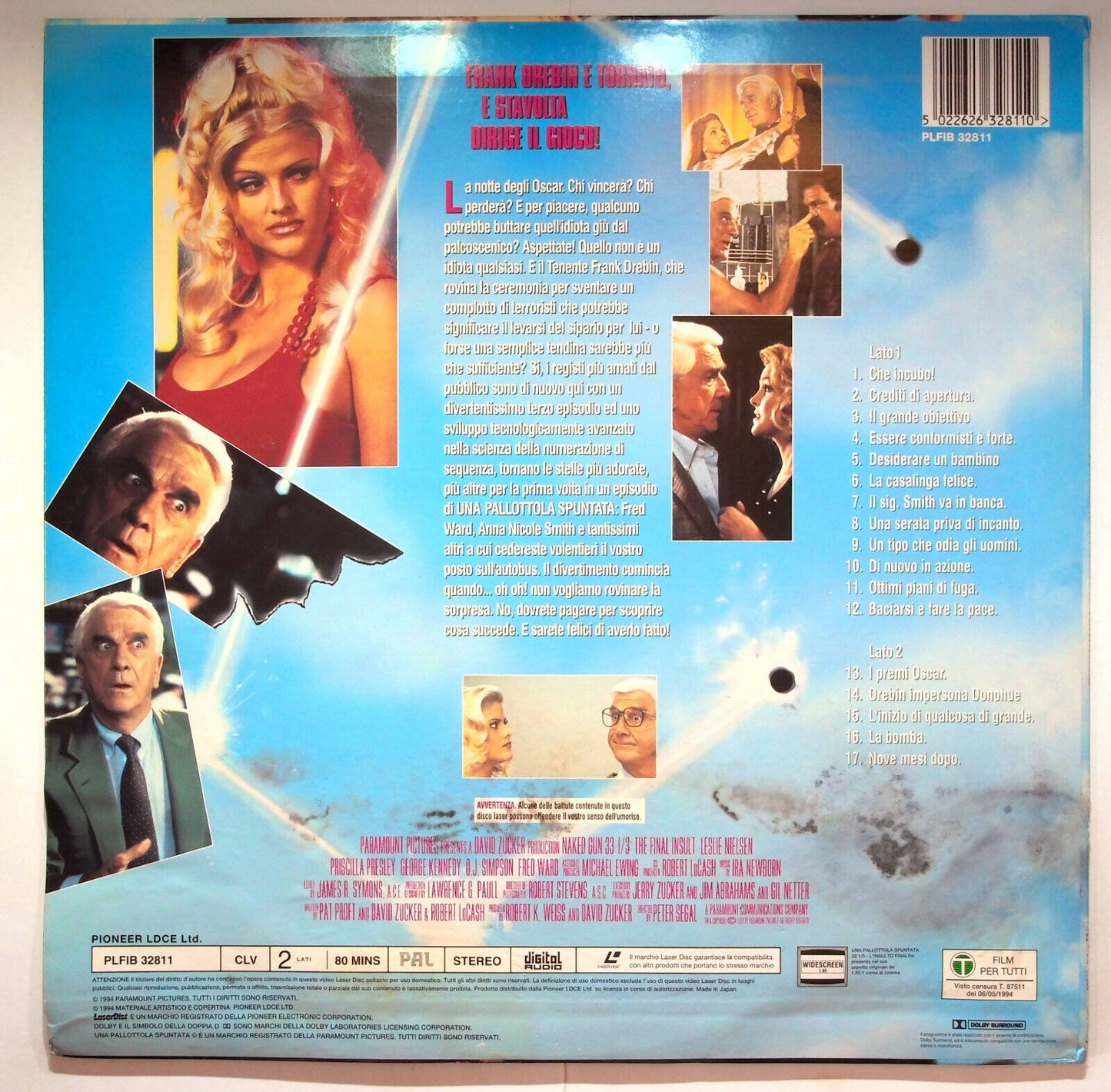 EBOND Una Pallottola Spuntata 33 1/3 - L'insulto Finale - Laser Disc Pal
