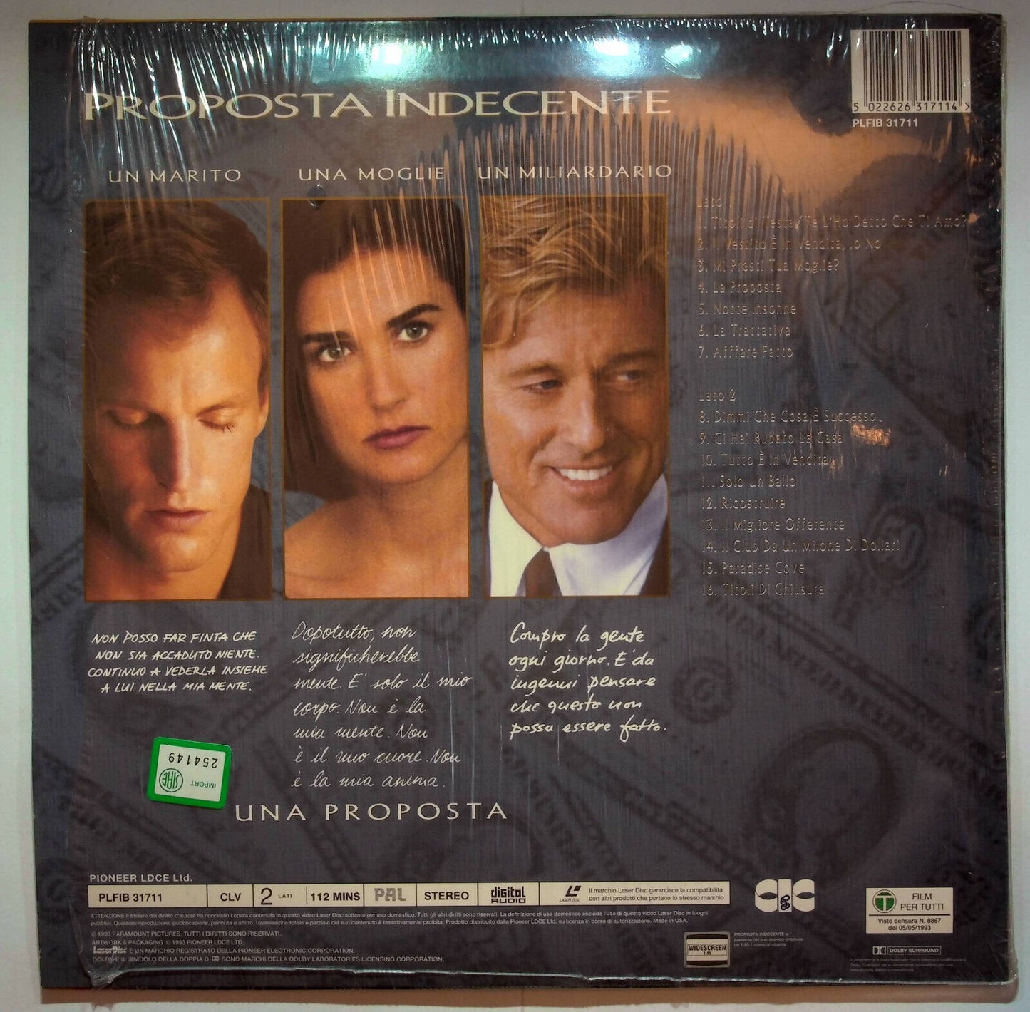EBOND Proposta Indecente - Laser Disc Pal
