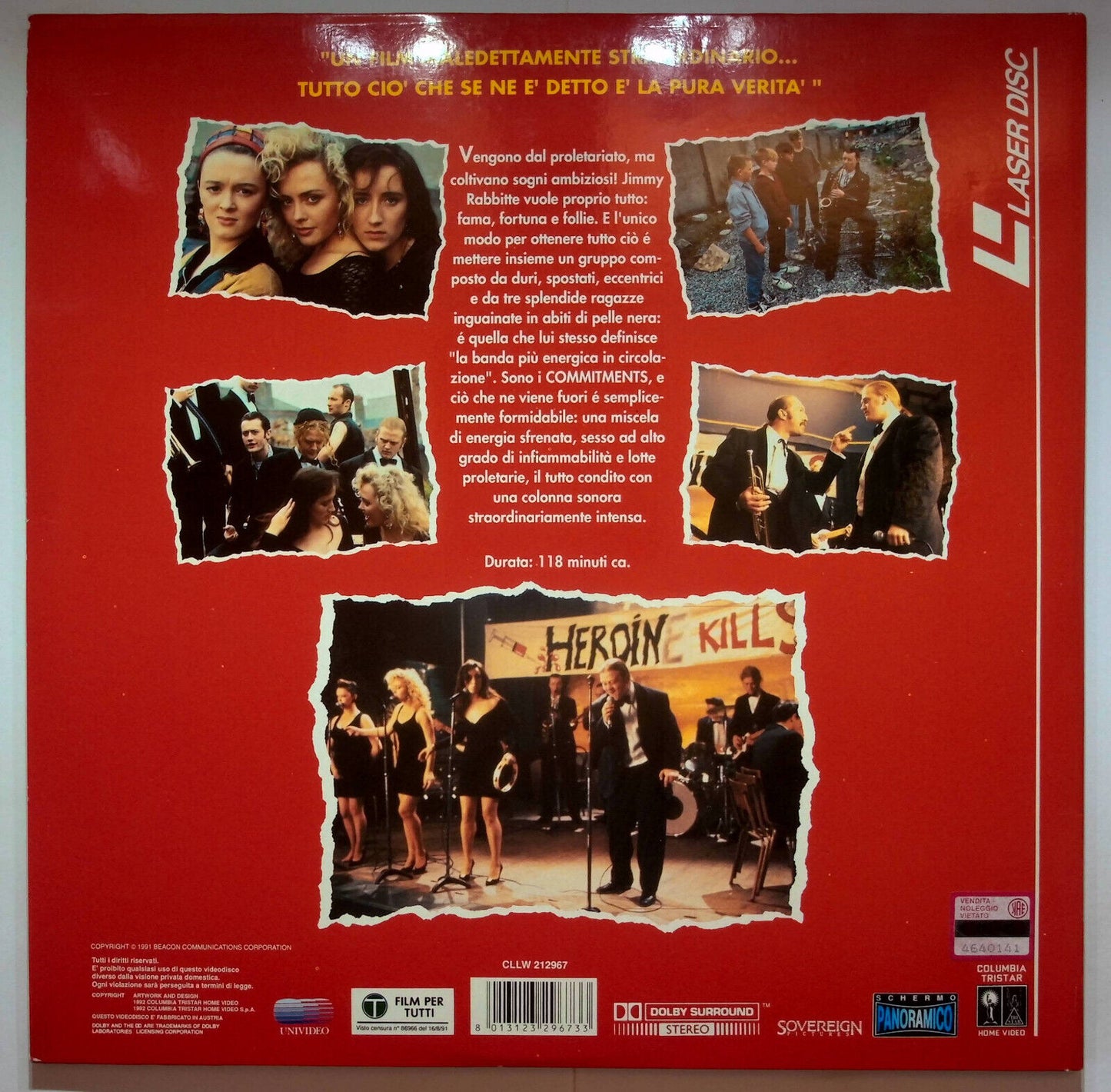 EBOND The Commitments - Laser Disc Pal