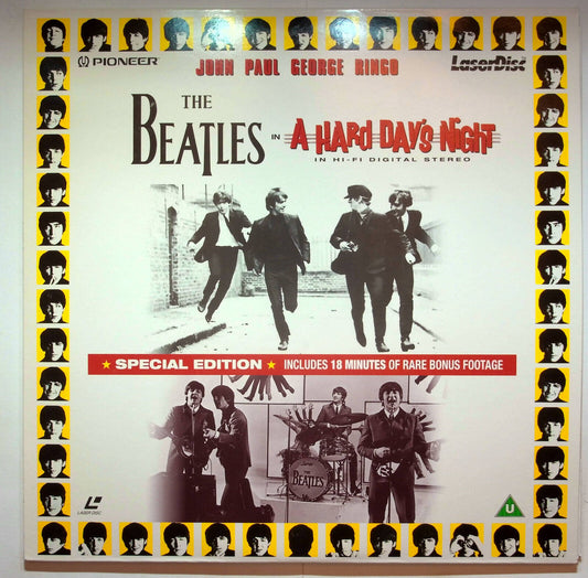 EBOND The Beatles In A Hard Day's Night  - Laser Disc Pal