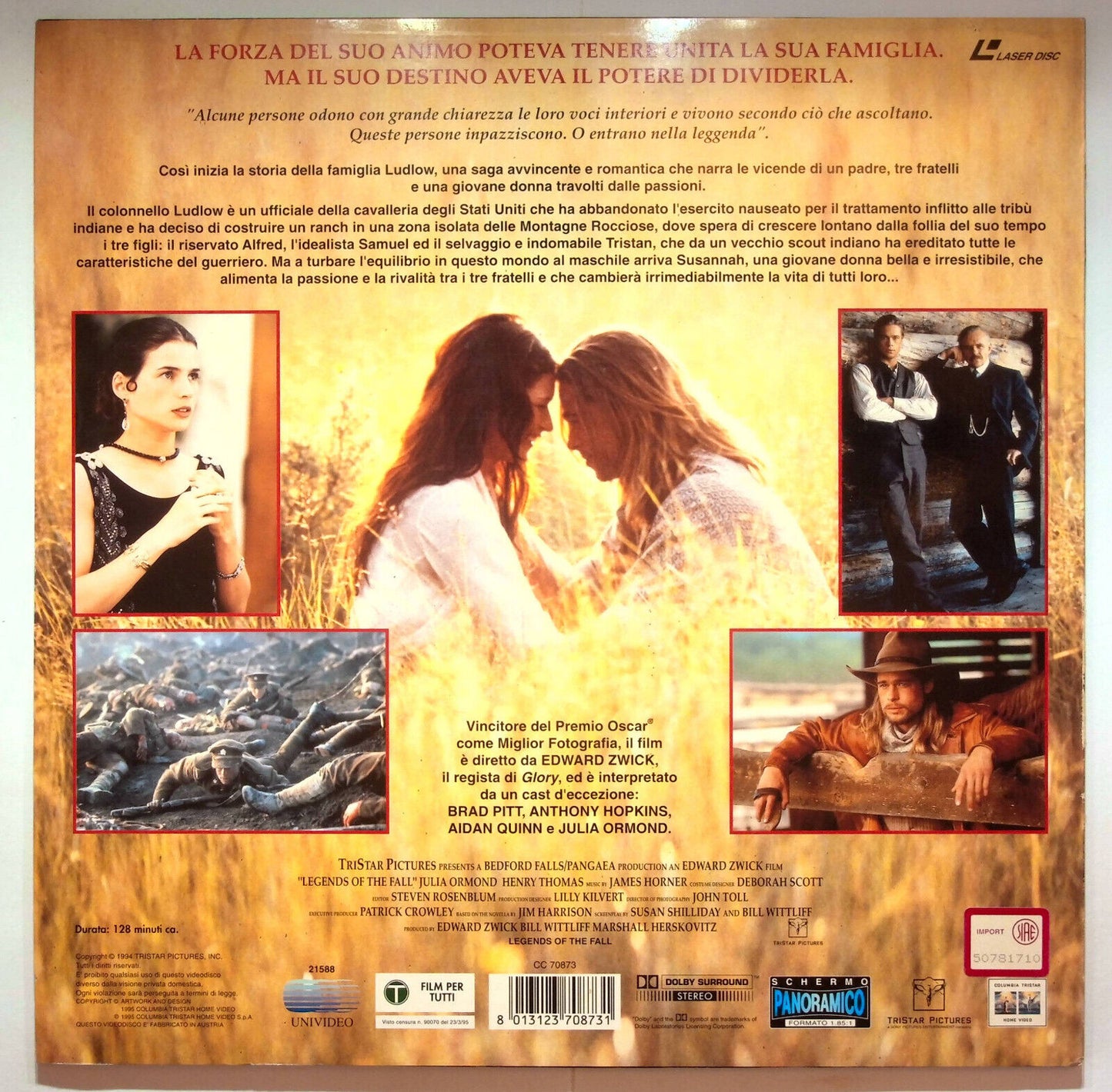 EBOND Vento Di Passioni - Laser Disc Pal