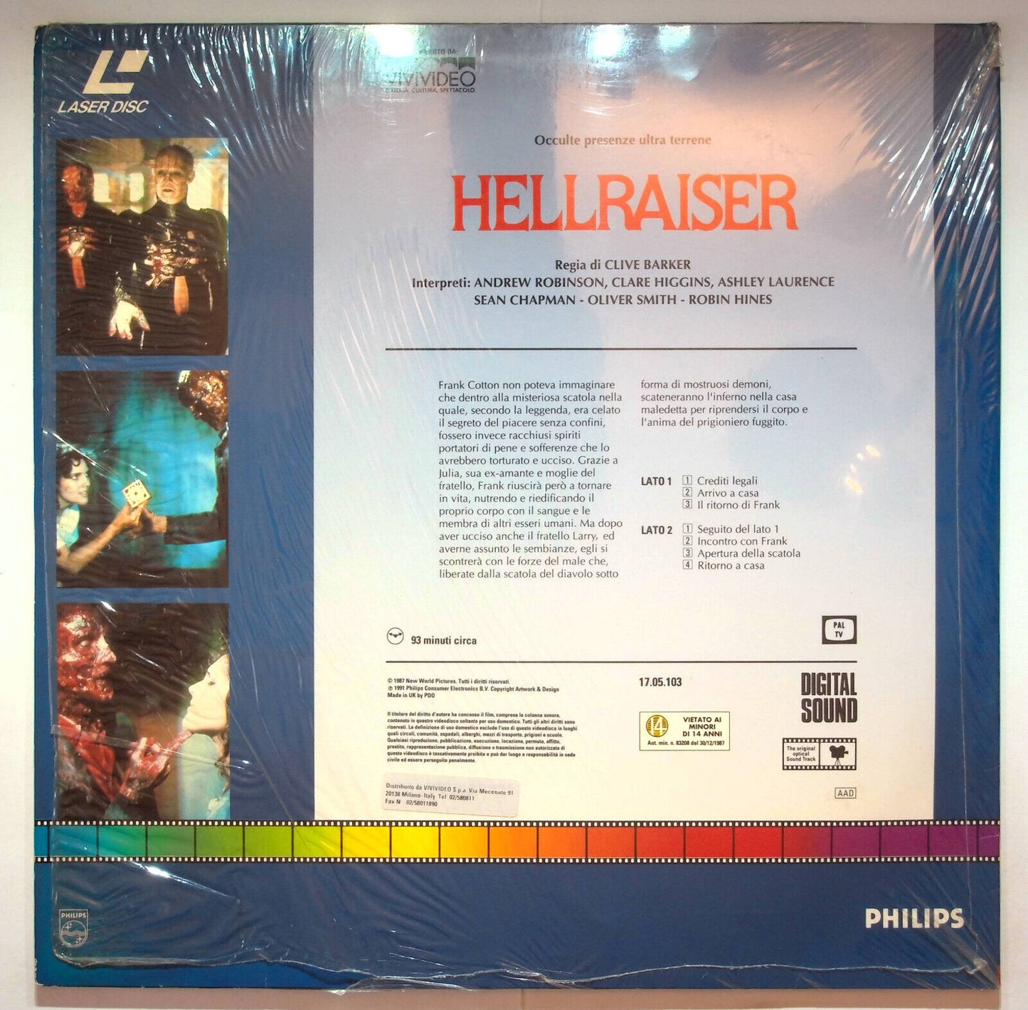 EBOND Hellraiser - Laser Disc Pal