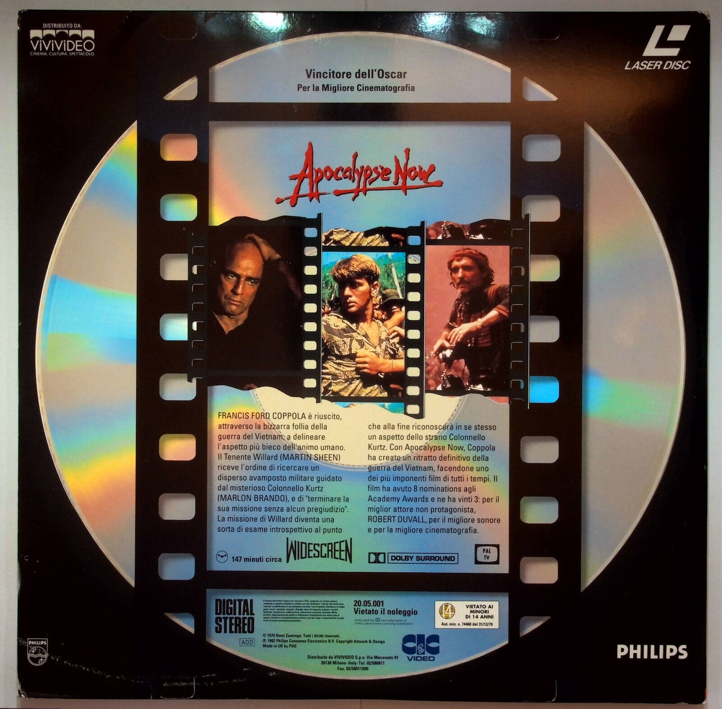 EBOND Apocalypse Now - Laser Disc Pal