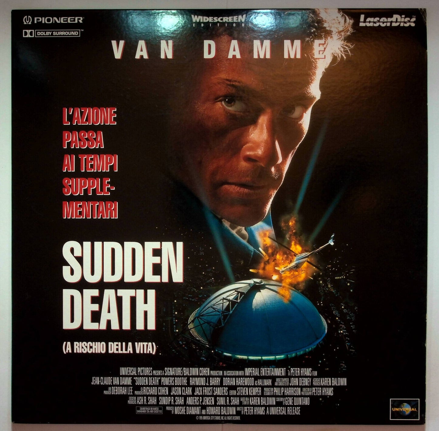 EBOND Sudden Death (a Rischio Della Vita) - Laser Disc Pal