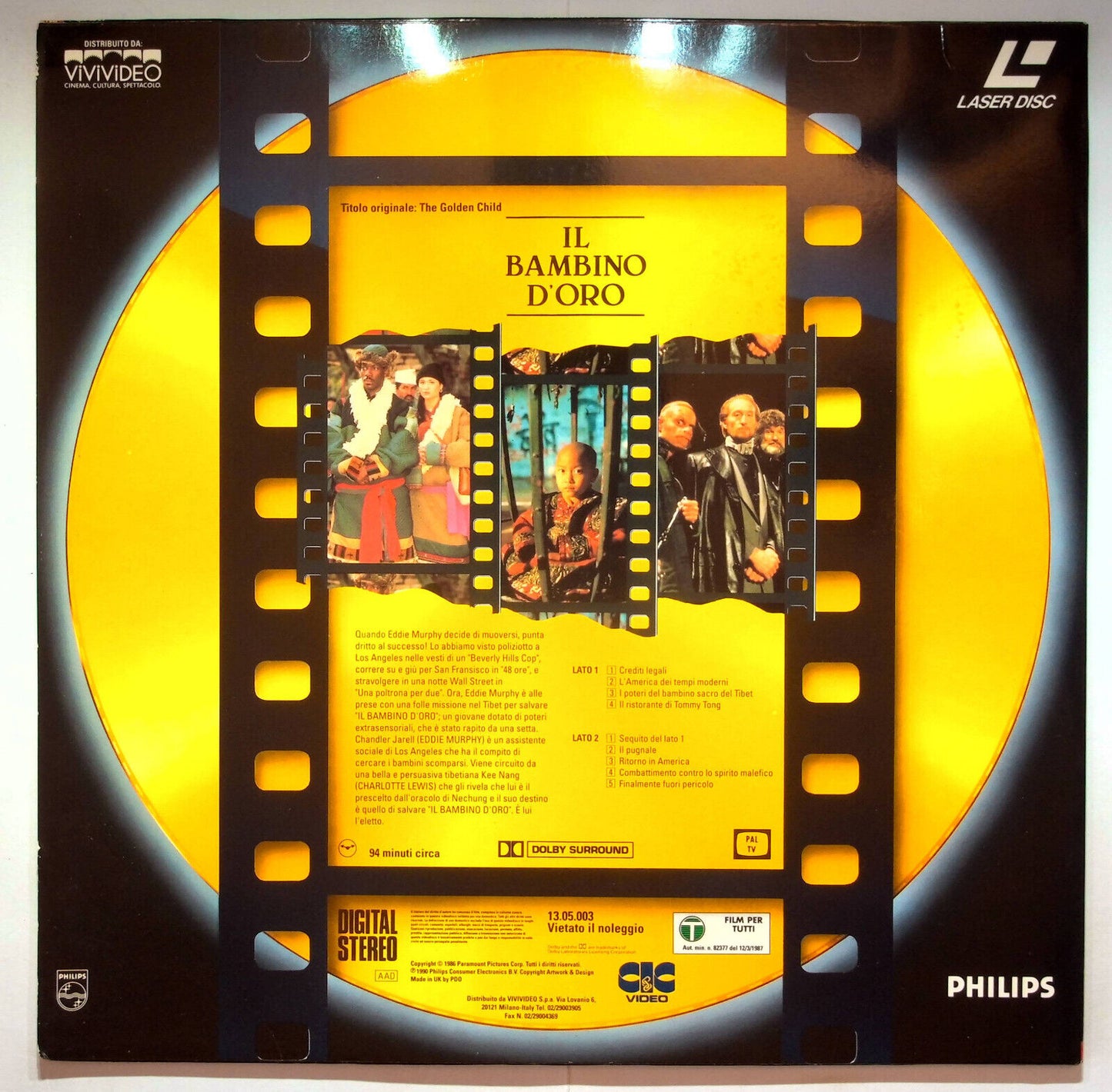 EBOND Il Bambino D'oro - Laser Disc Pal