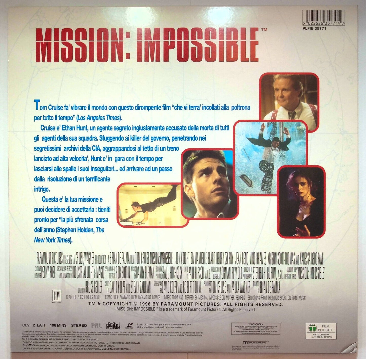 EBOND Mission Impossible - Laser Disc Pal