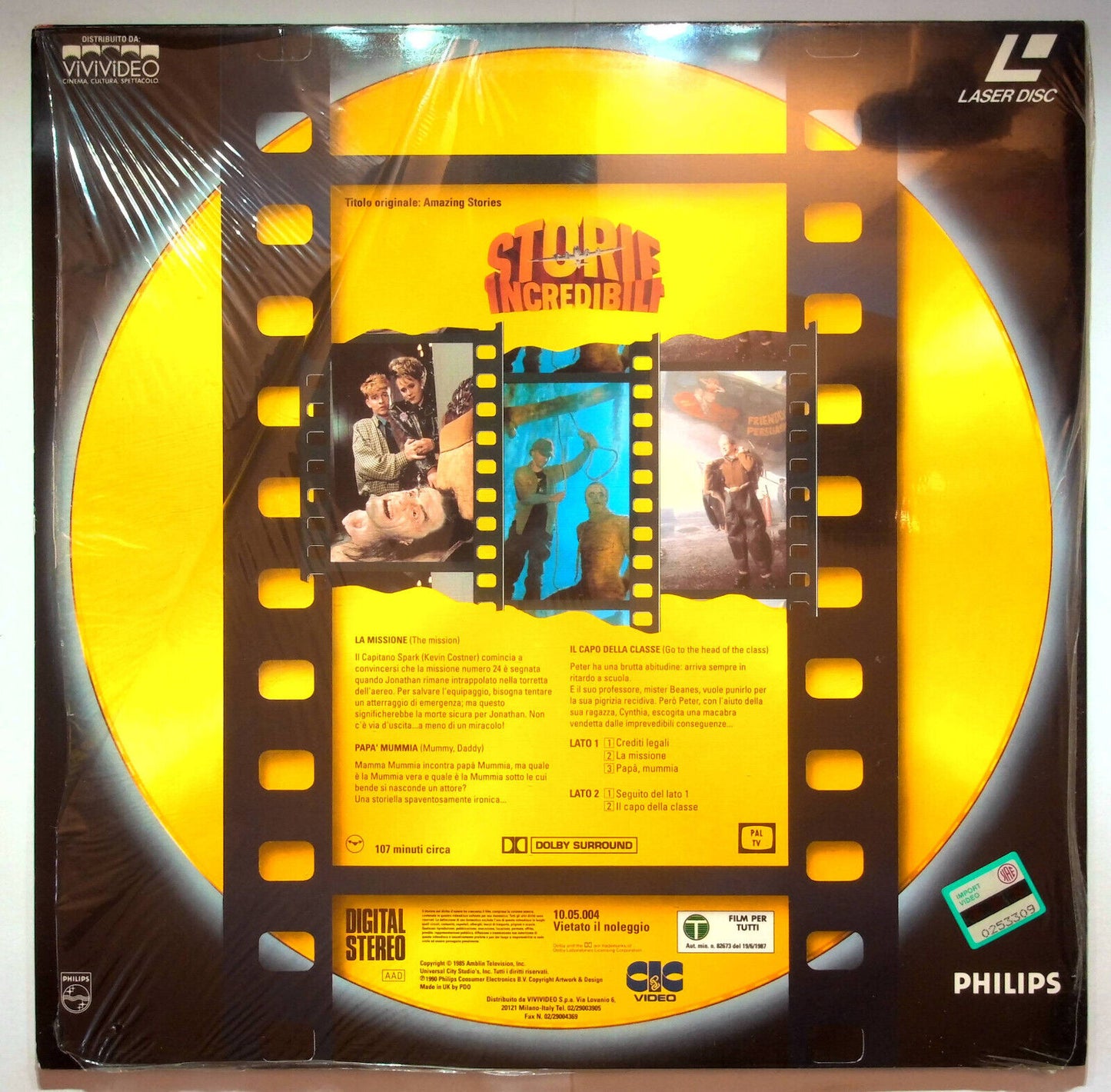EBOND Storie Incredibili - Laser Disc Pal