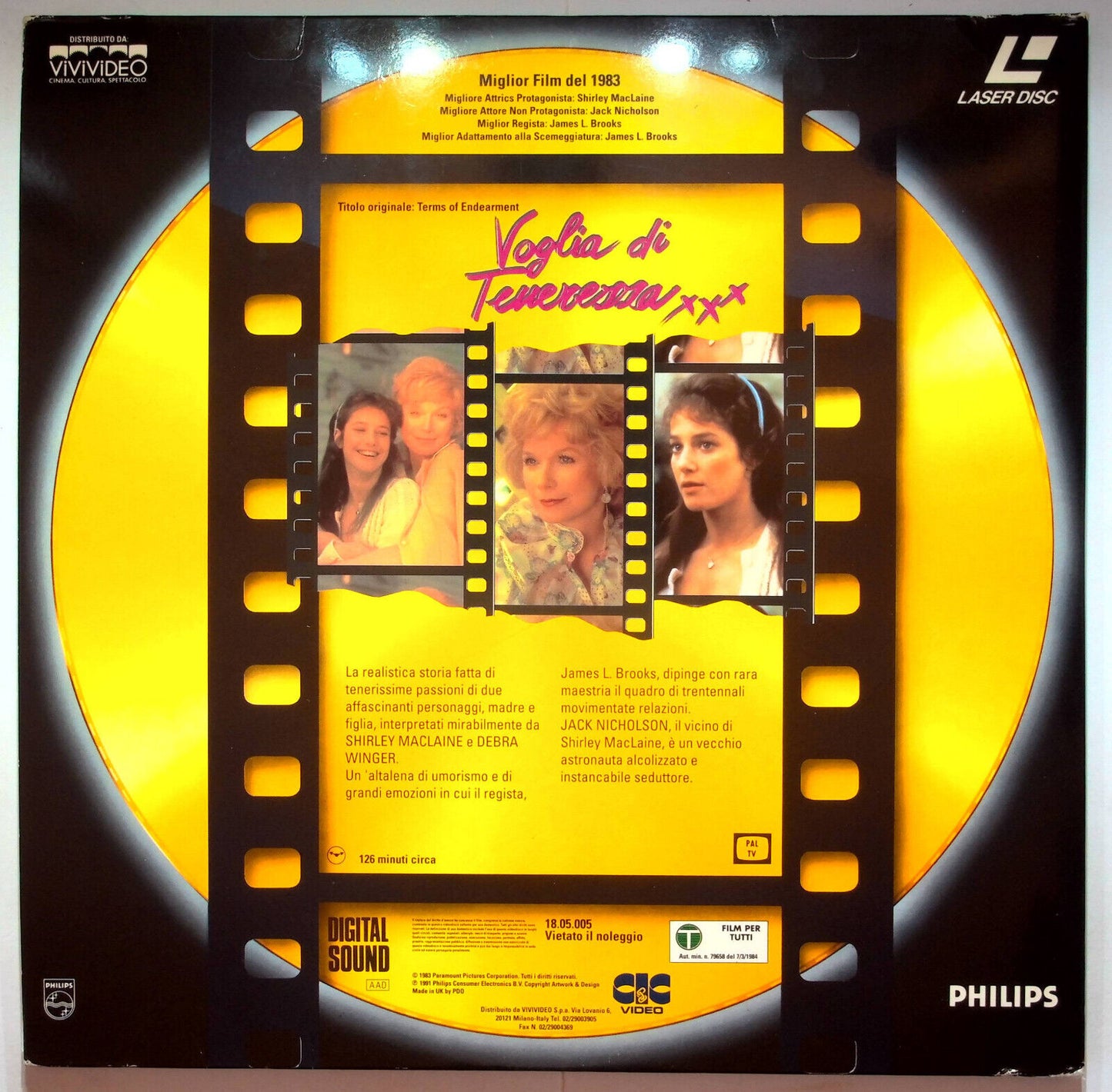 EBOND Voglia Di Tenerezza - Laser Disc Pal