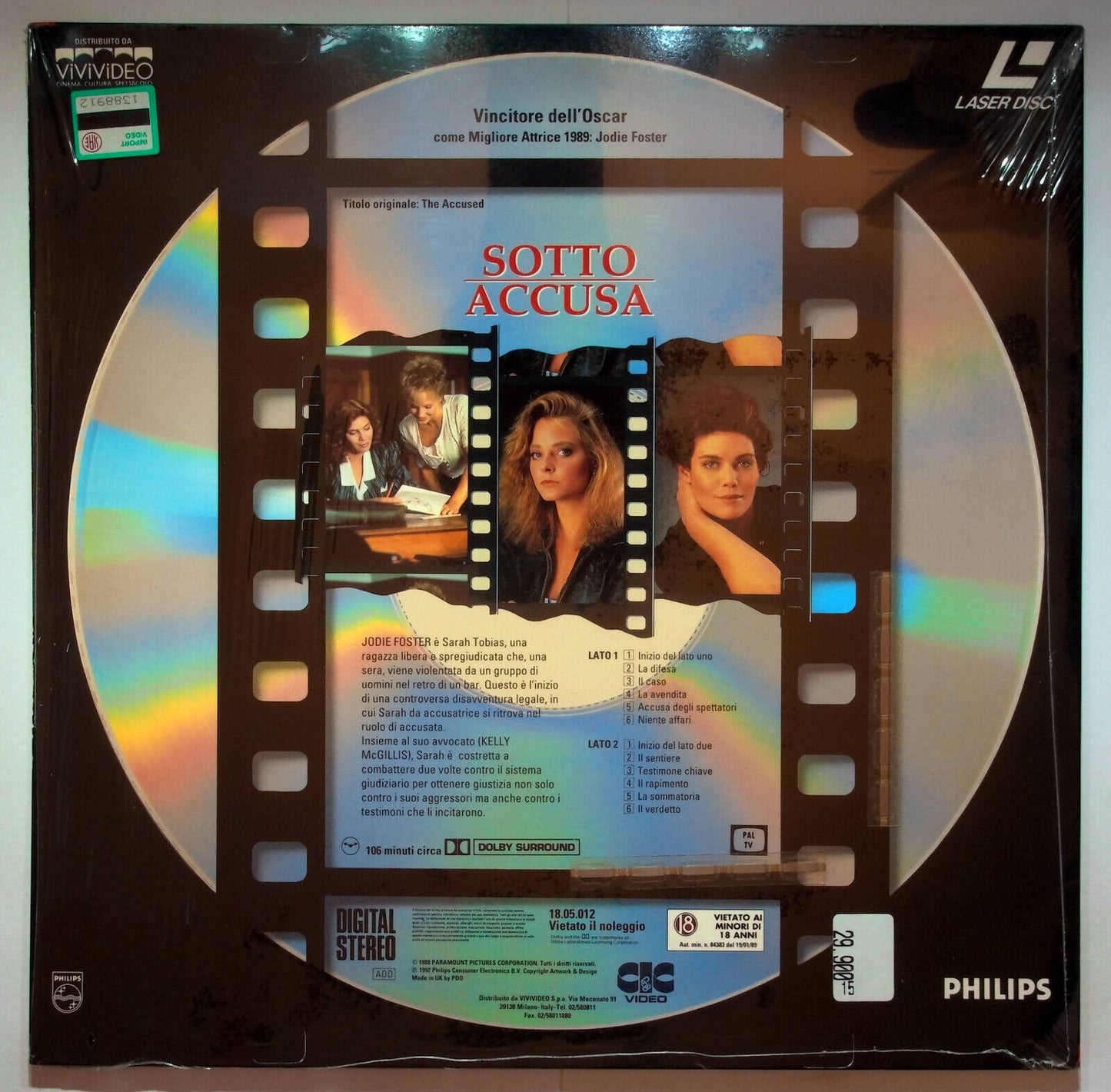 EBOND Sotto Accusa  - Laser Disc Pal