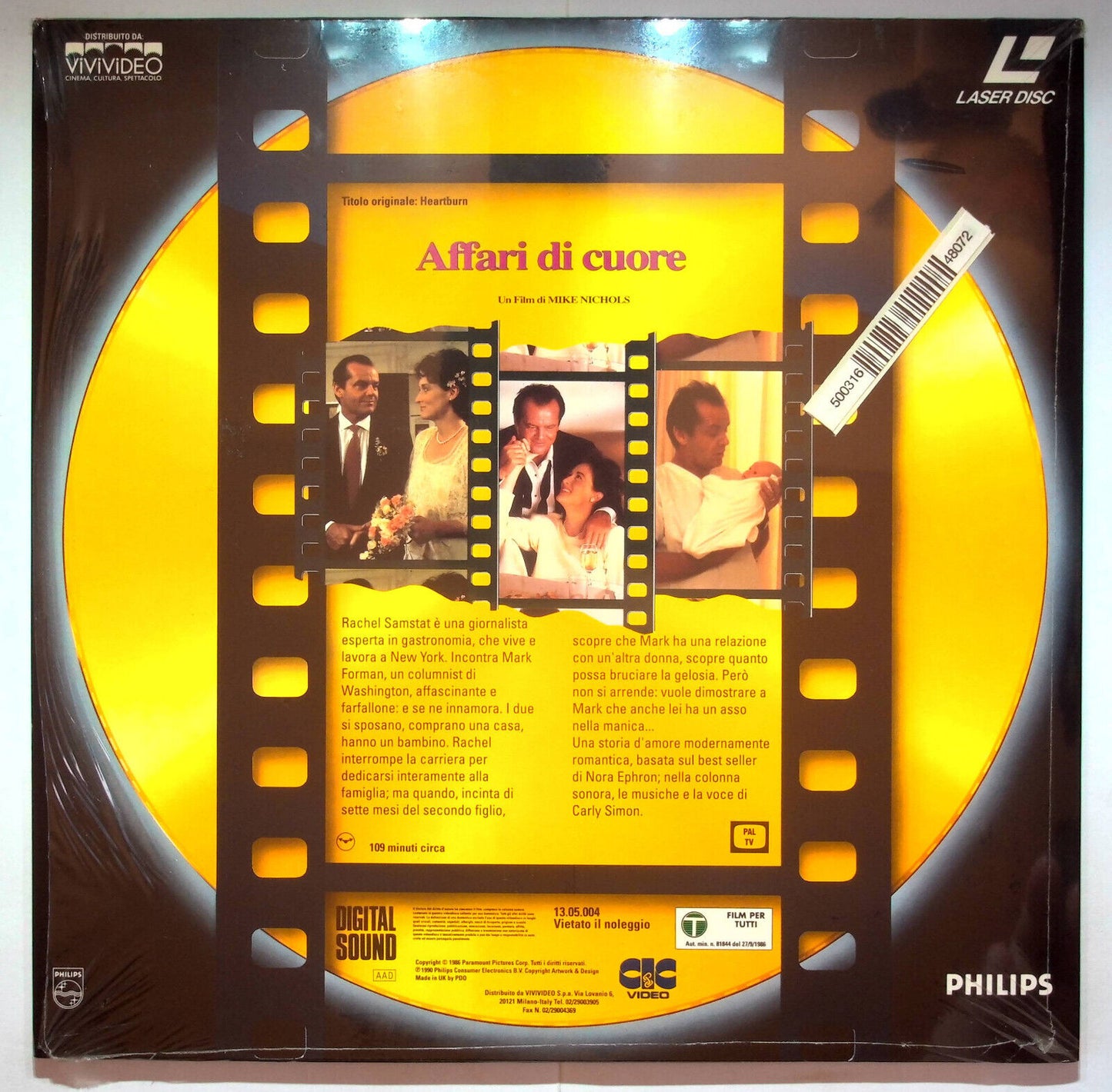 EBOND Affari Di Cuore  - Laser Disc Pal