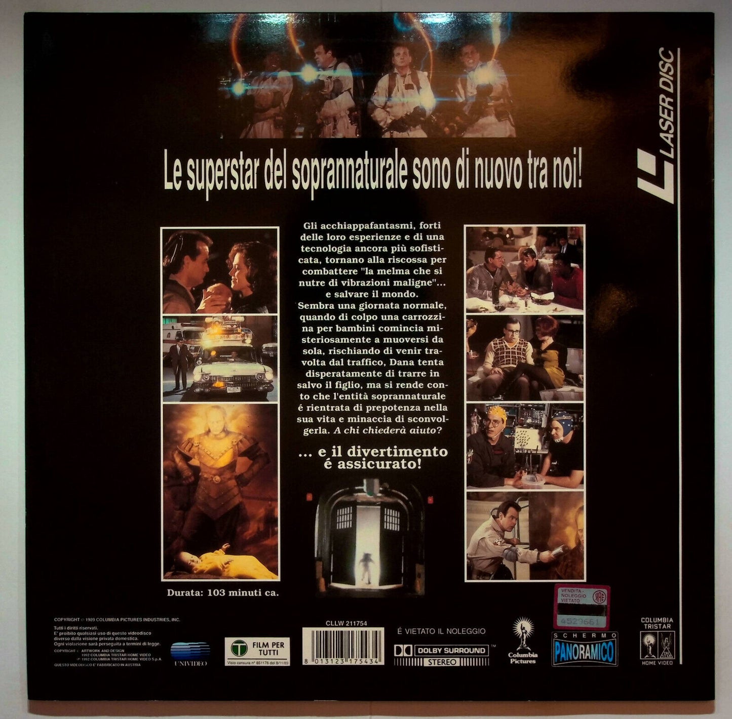 EBOND Ghostbusters Ii - Laser Disc Pal