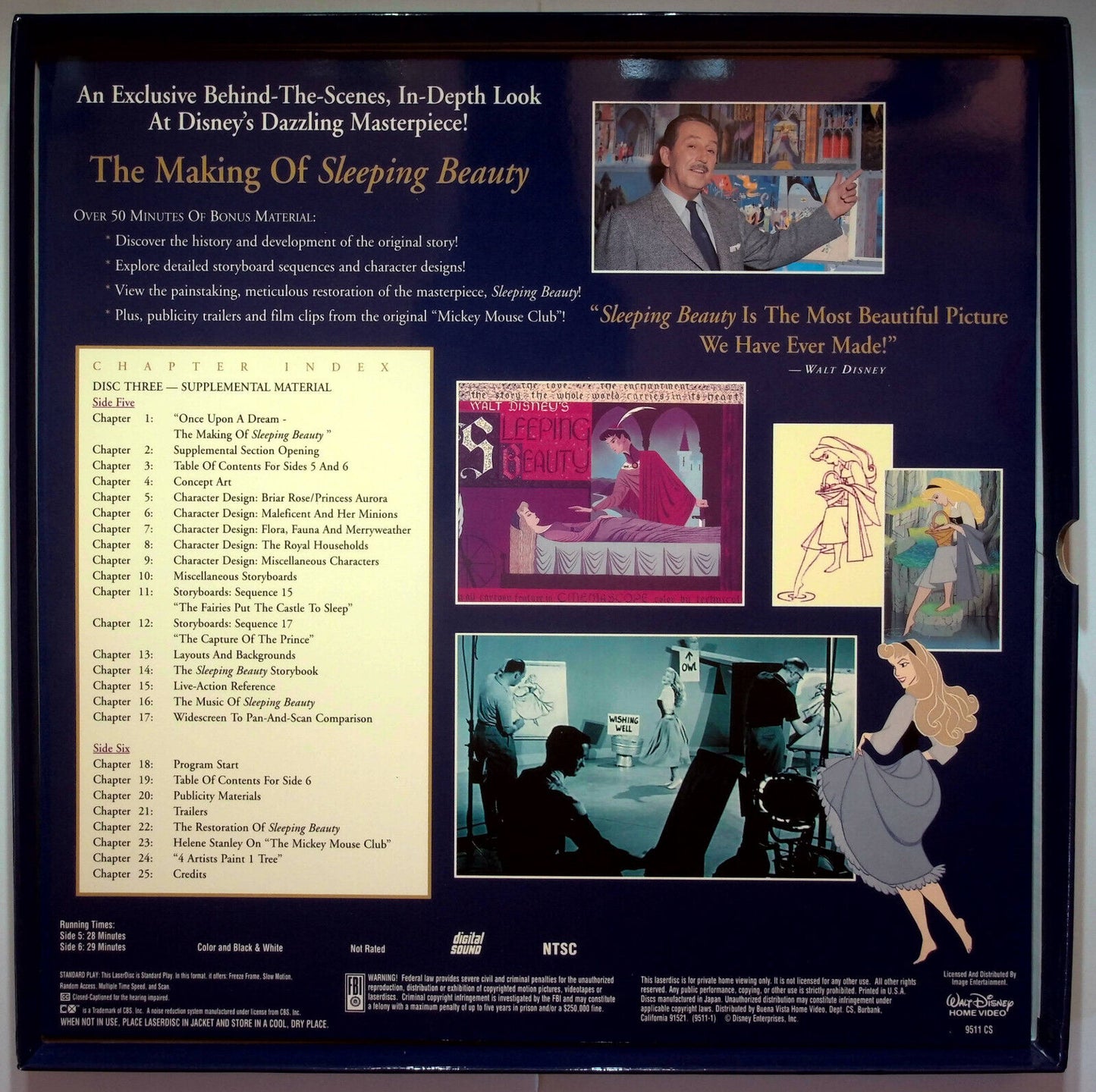 EBOND Sleeping Beauty Fully Restored Limited Edition - Uk Laser Disc Ntsc