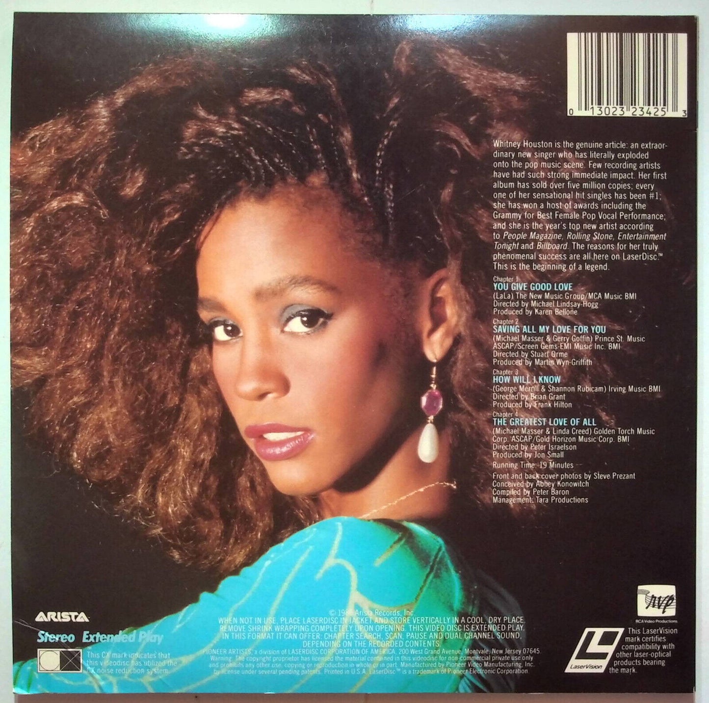 EBOND Whitney Houston The 1 Video Hits - Laser Disc Ntsc