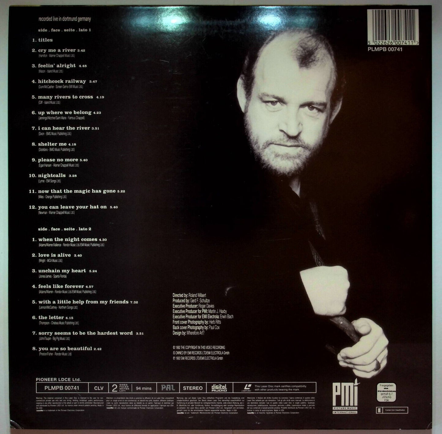 EBOND The Best Of Joe Cocker Live - Laser Disc Pal