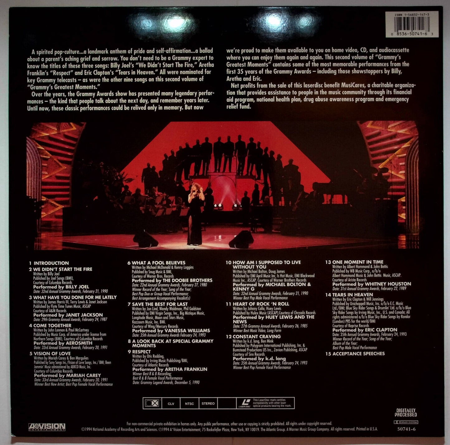EBOND Grammy's Greatest Moment Volume 2 - Laser Disc Ntsc