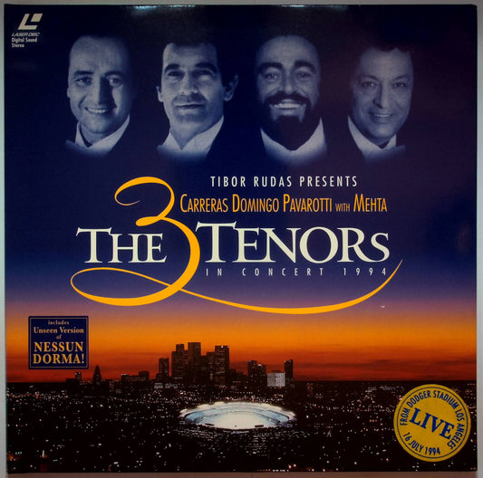 EBOND The 3 Tenors In Concert 1994 - Carreras Domingo Pavarotti - Laser Disc Pal
