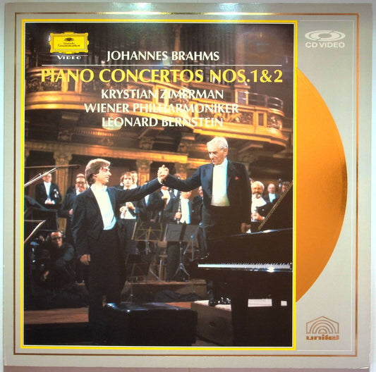 EBOND Johannes Brahms Piano Concerto 1 & 2 - Krystian Zimerman -  Laser Disc Pal